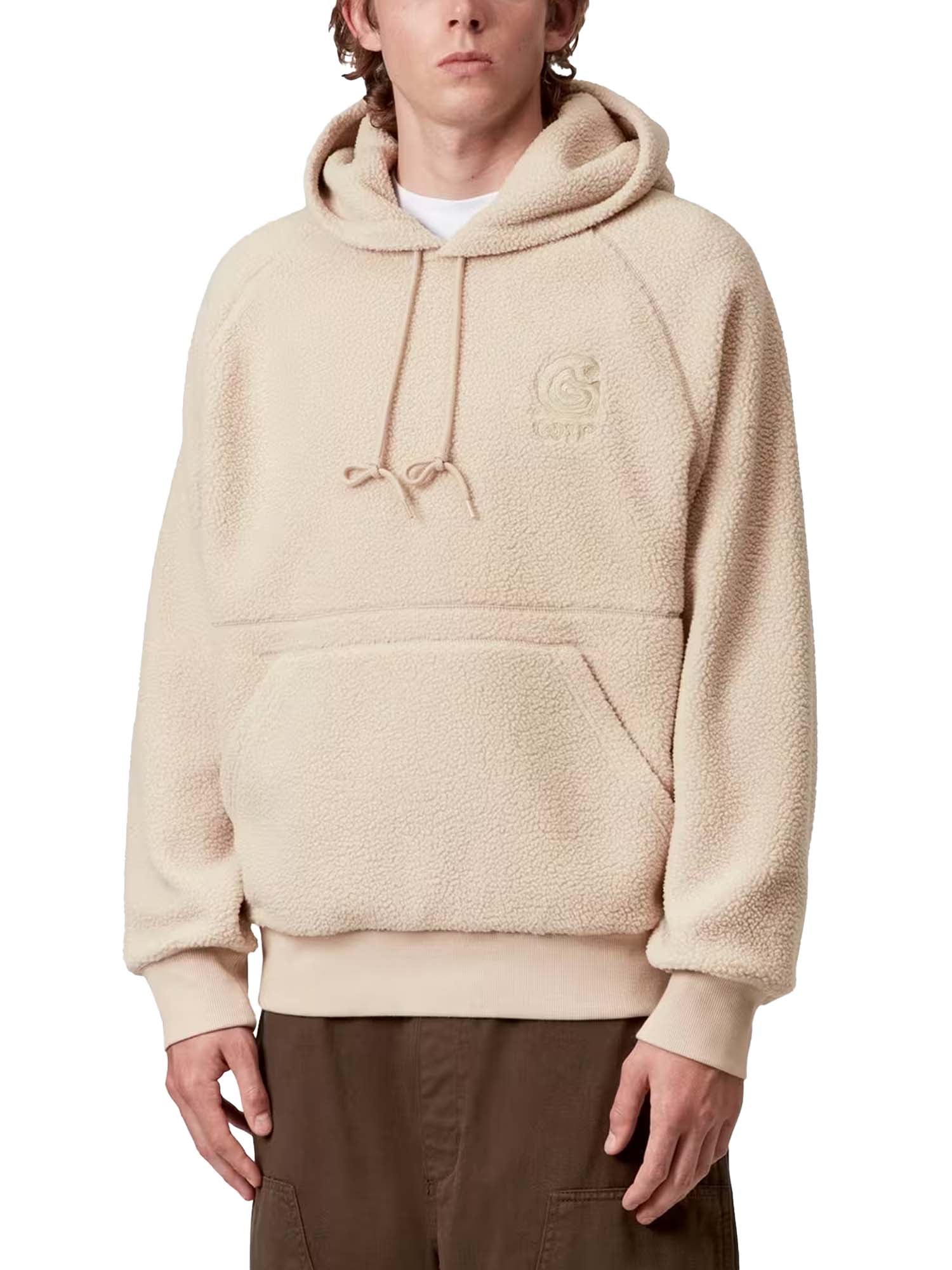 Carhartt Wip Hooded Helix Sweatshirt Beige