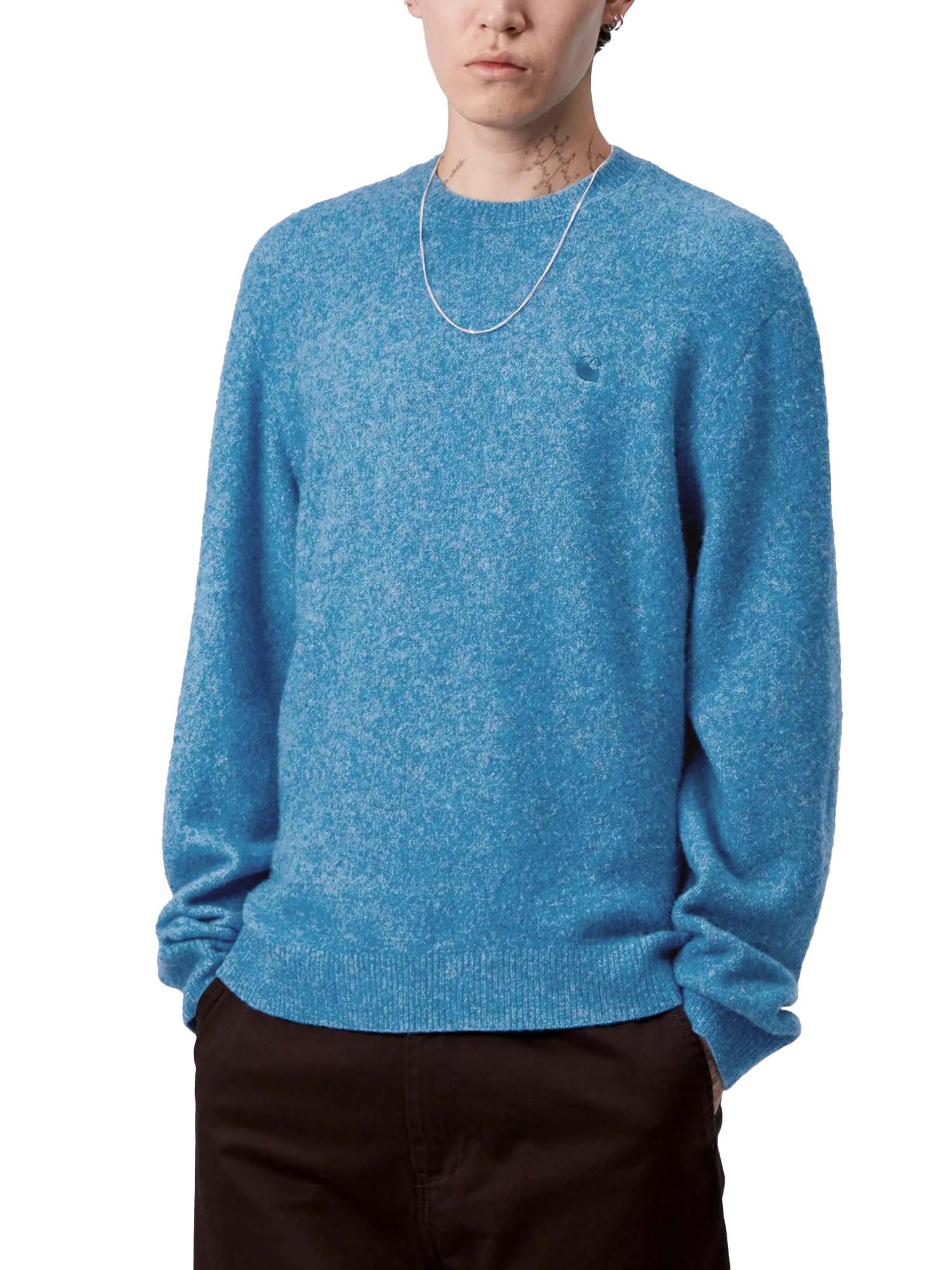 Carhartt Wip Curtis Sweater Azzurro