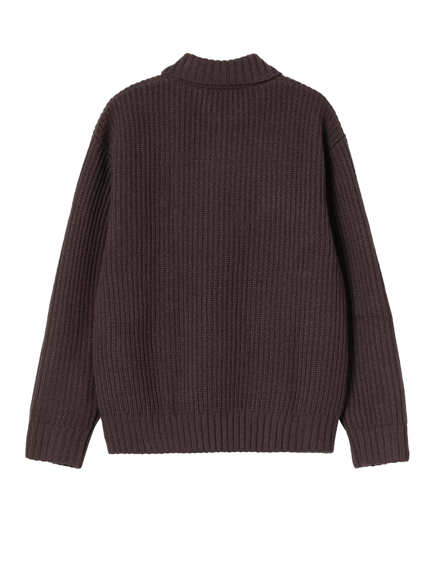 Carhartt Wip Chore Knit Jacket Marrone