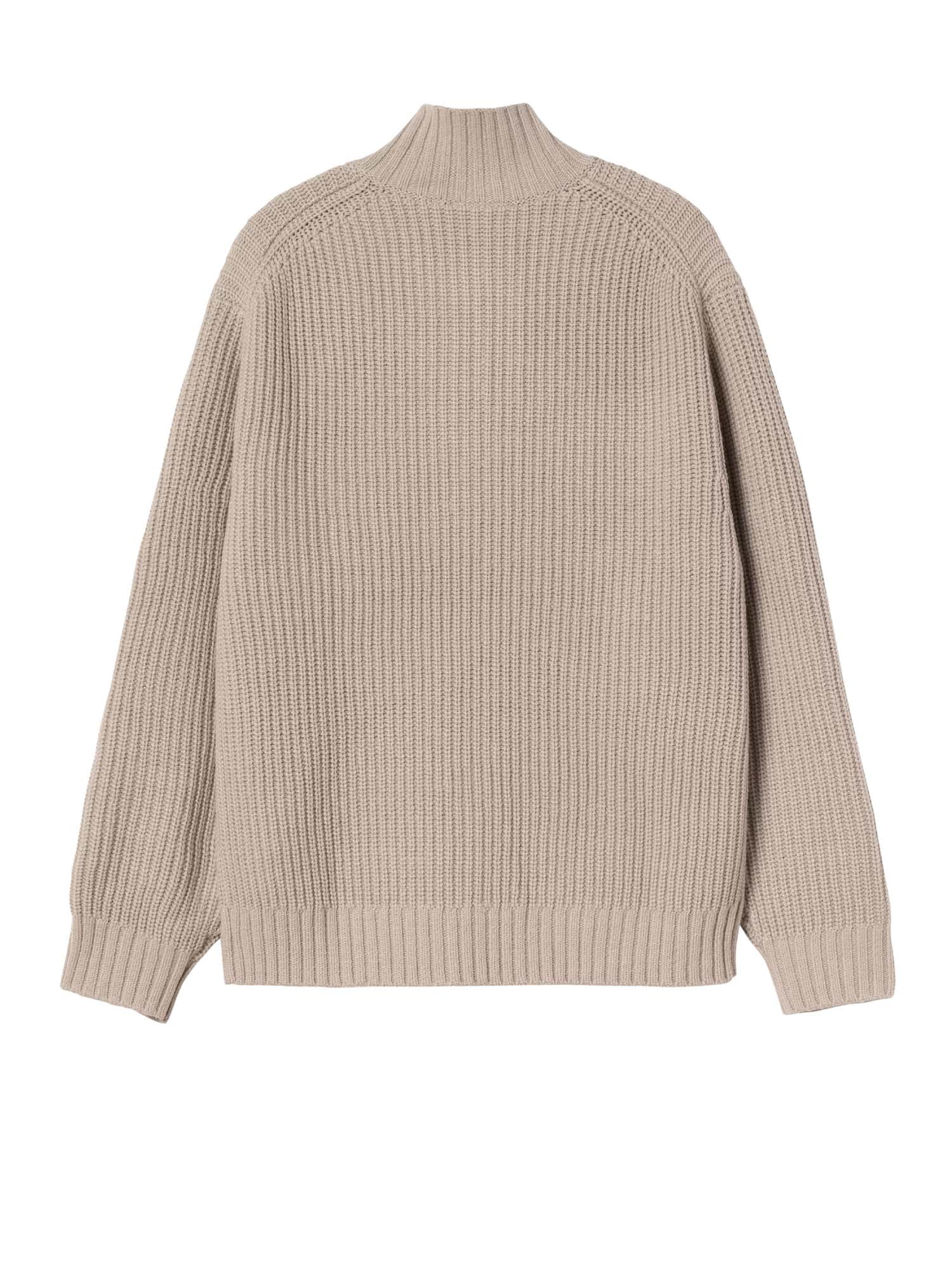 Carhartt Wip Detroit Half Zip Sweater Beige