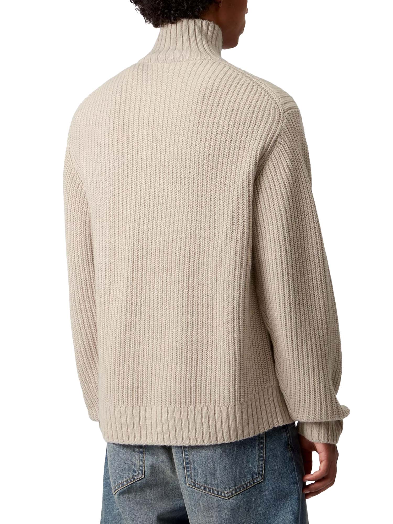 Carhartt Wip Detroit Half Zip Sweater Beige