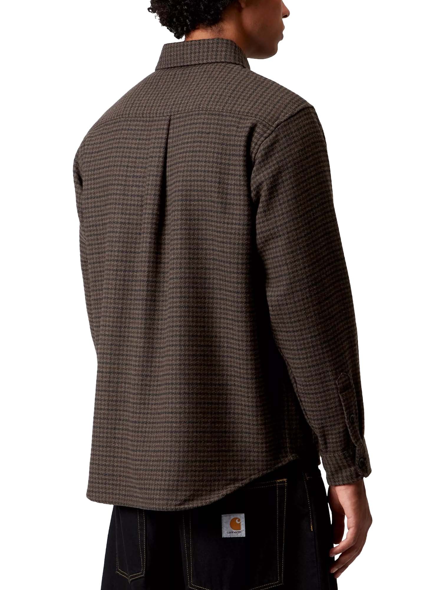 Carhartt Wip L/S Lowis Shirt Marrone