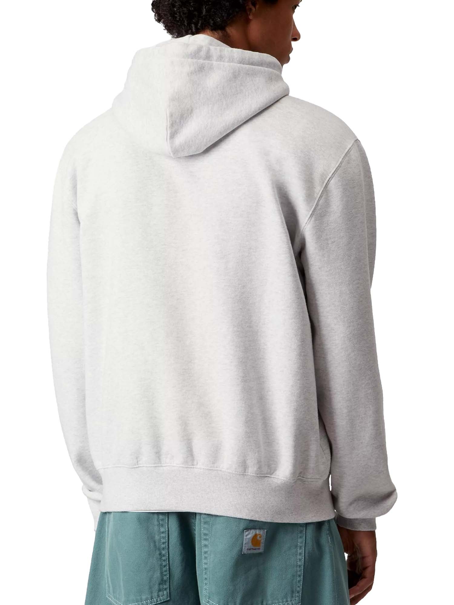 Carhartt Wip Hooded Wild Dog Sweatshirt Grigio