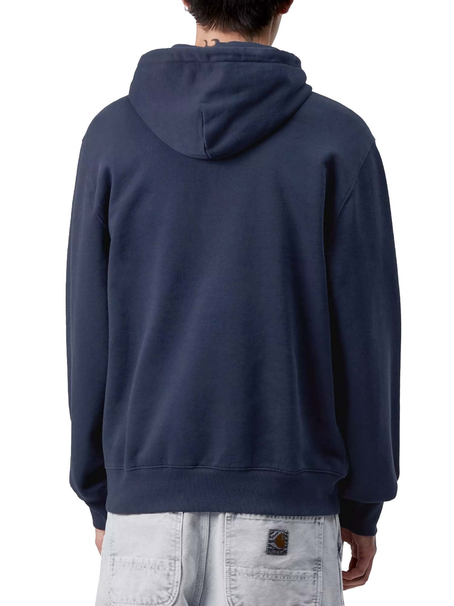 Carhartt Wip Hooded Wild Dog Sweatshirt Blu