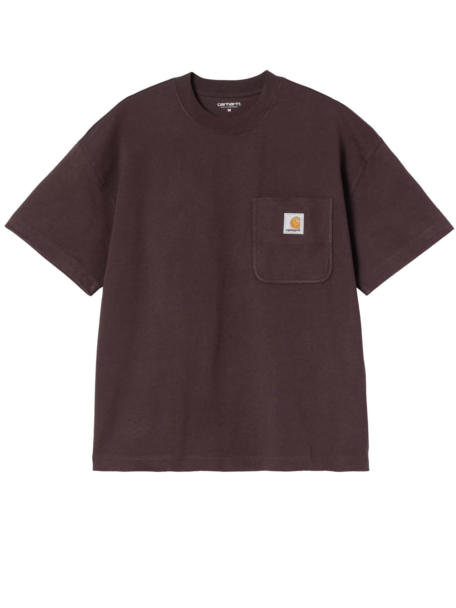 Carhartt Wip S/S Work Pocket T-Shirt Marrone