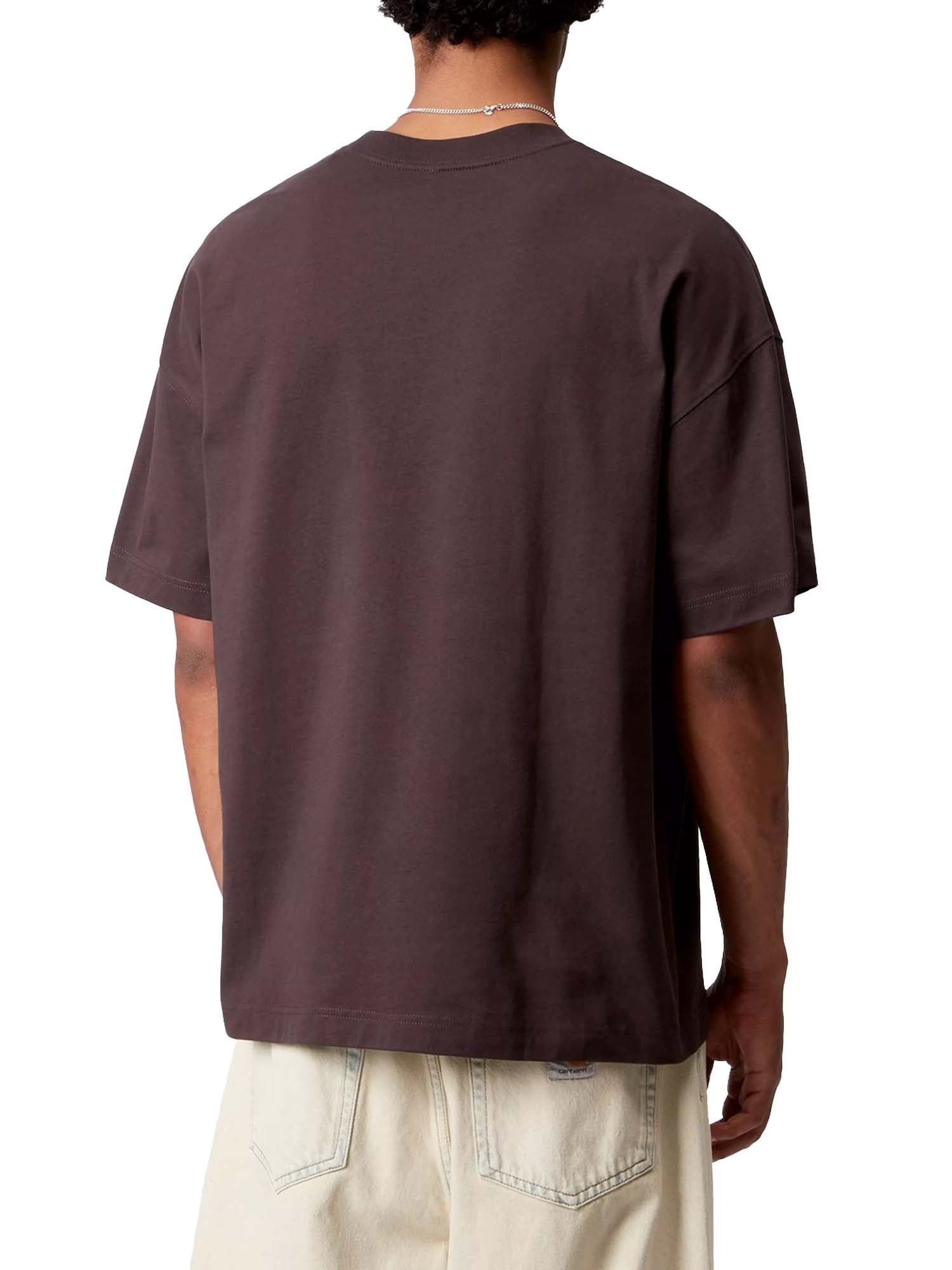 Carhartt Wip S/S Work Pocket T-Shirt Marrone