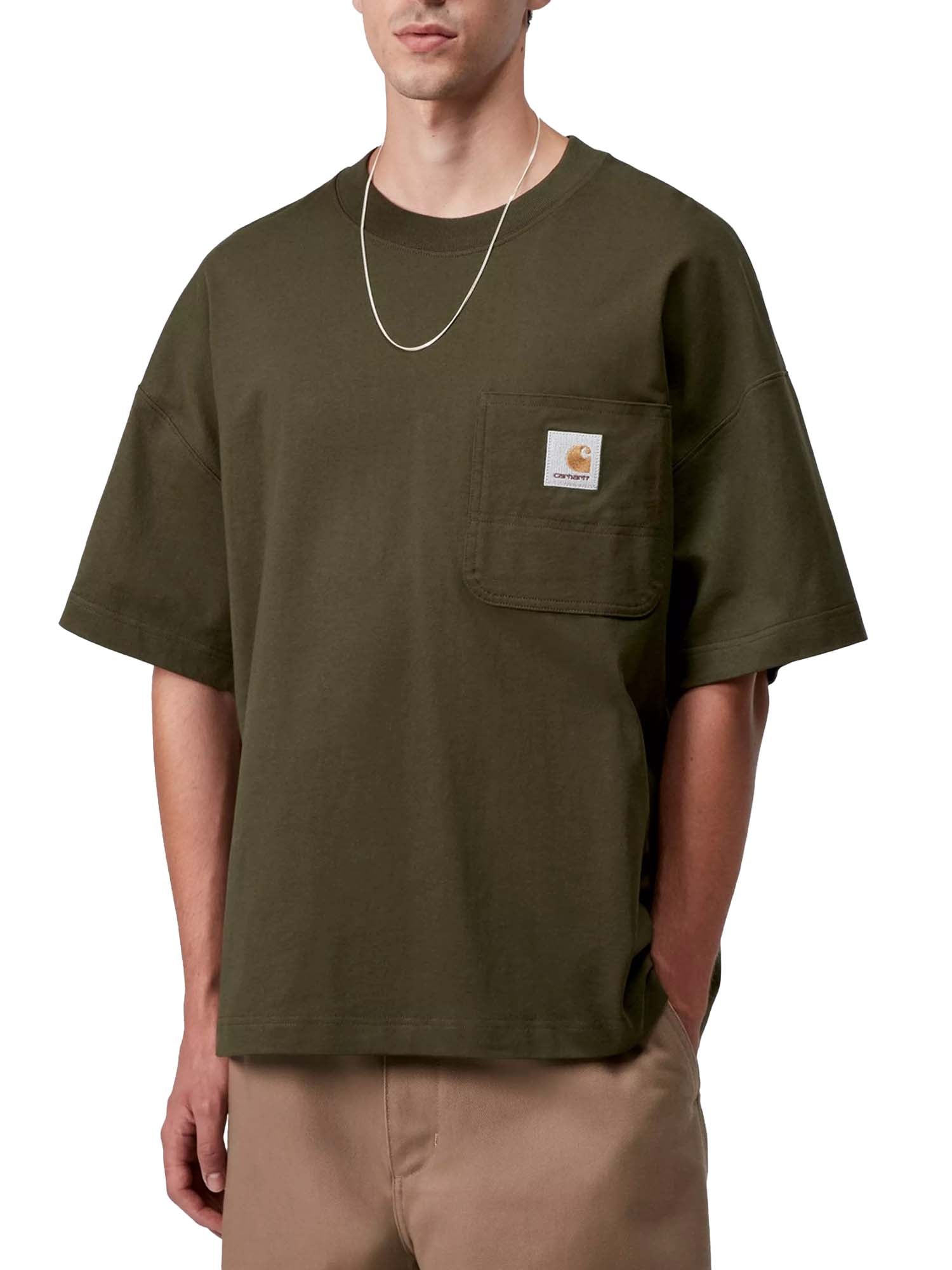 Carhartt Wip S/S Work Pocket T-Shirt Verde