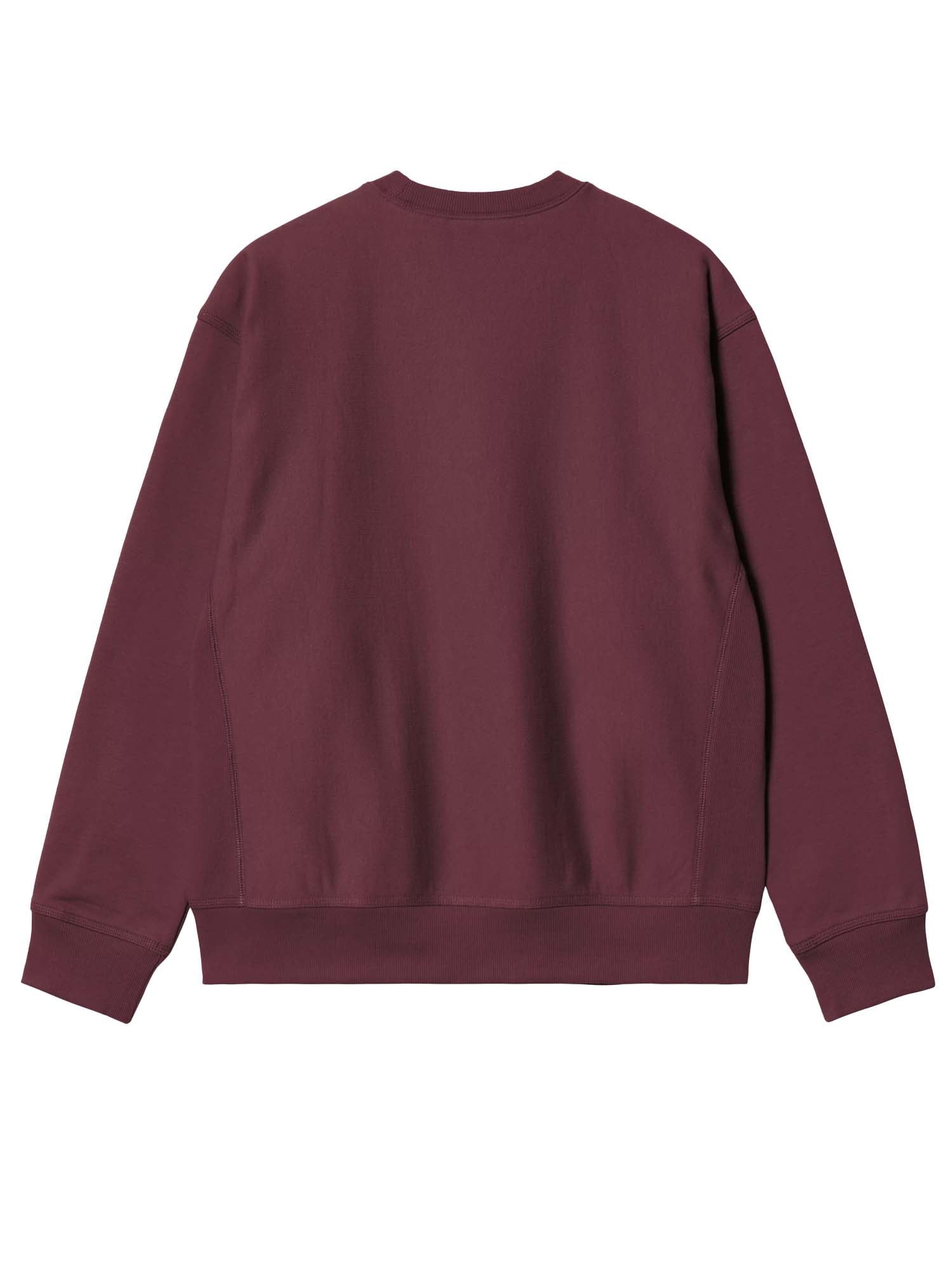 Carhartt Wip American Script Sweatshirt Bordeaux