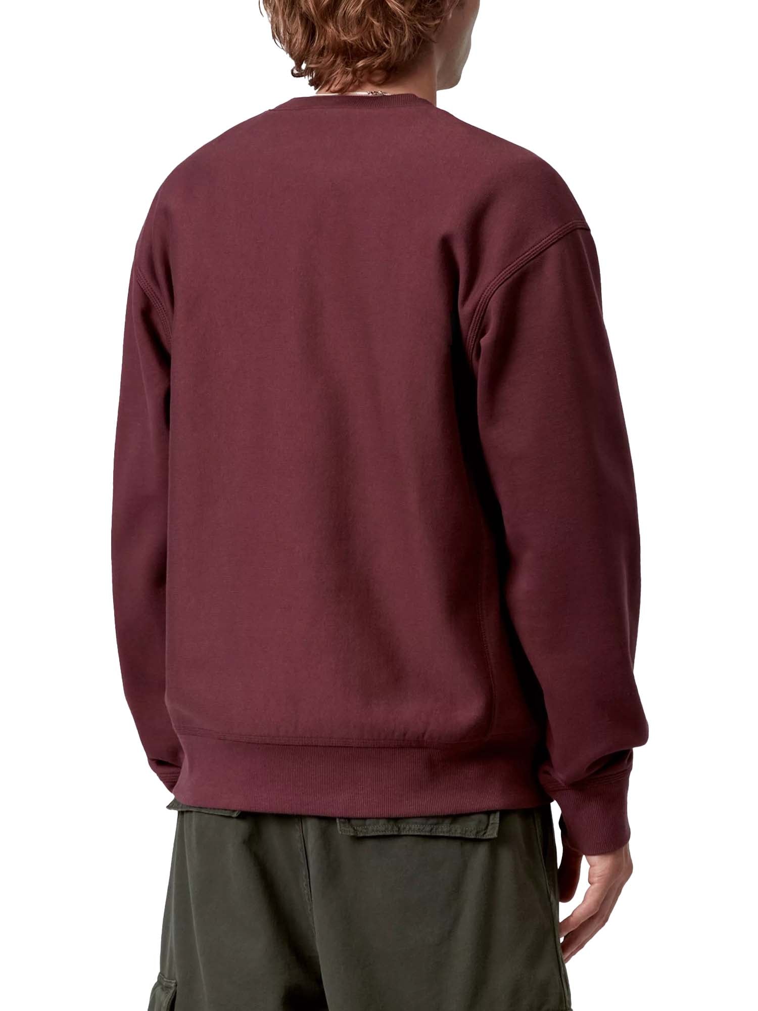 Carhartt Wip American Script Sweatshirt Bordeaux