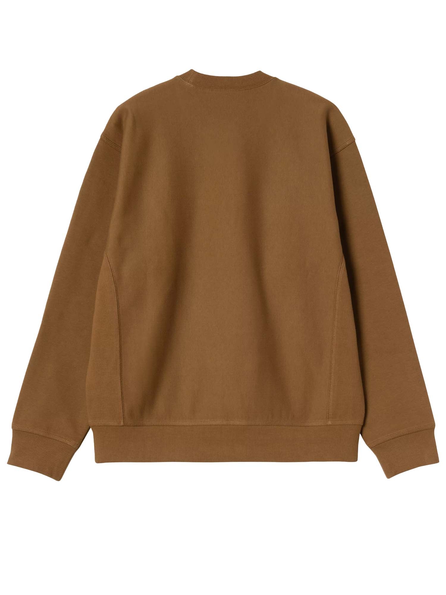 Carhartt Wip American Script Sweatshirt Marrone