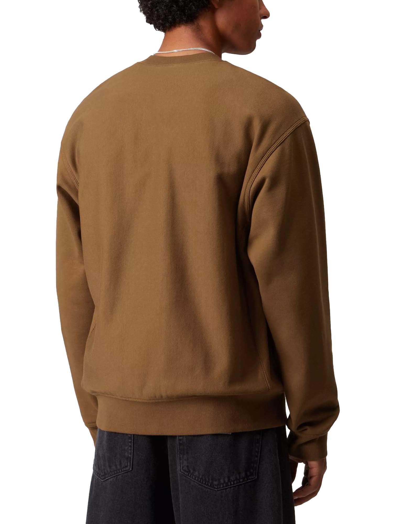 Carhartt Wip American Script Sweatshirt Marrone