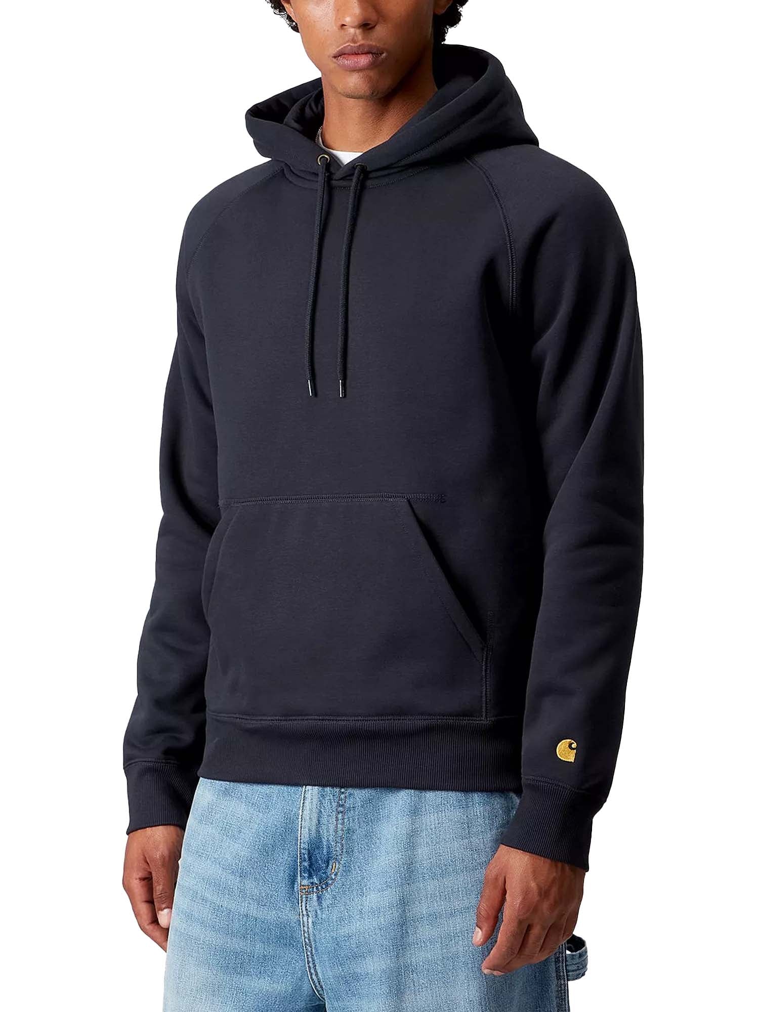 Carhartt Wip Hooded Chase Sweatshirt Blu