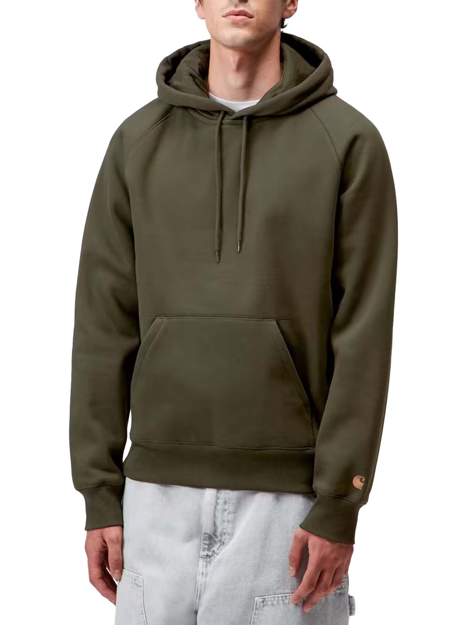 Carhartt Wip Hooded Chase Sweatshirt Verde