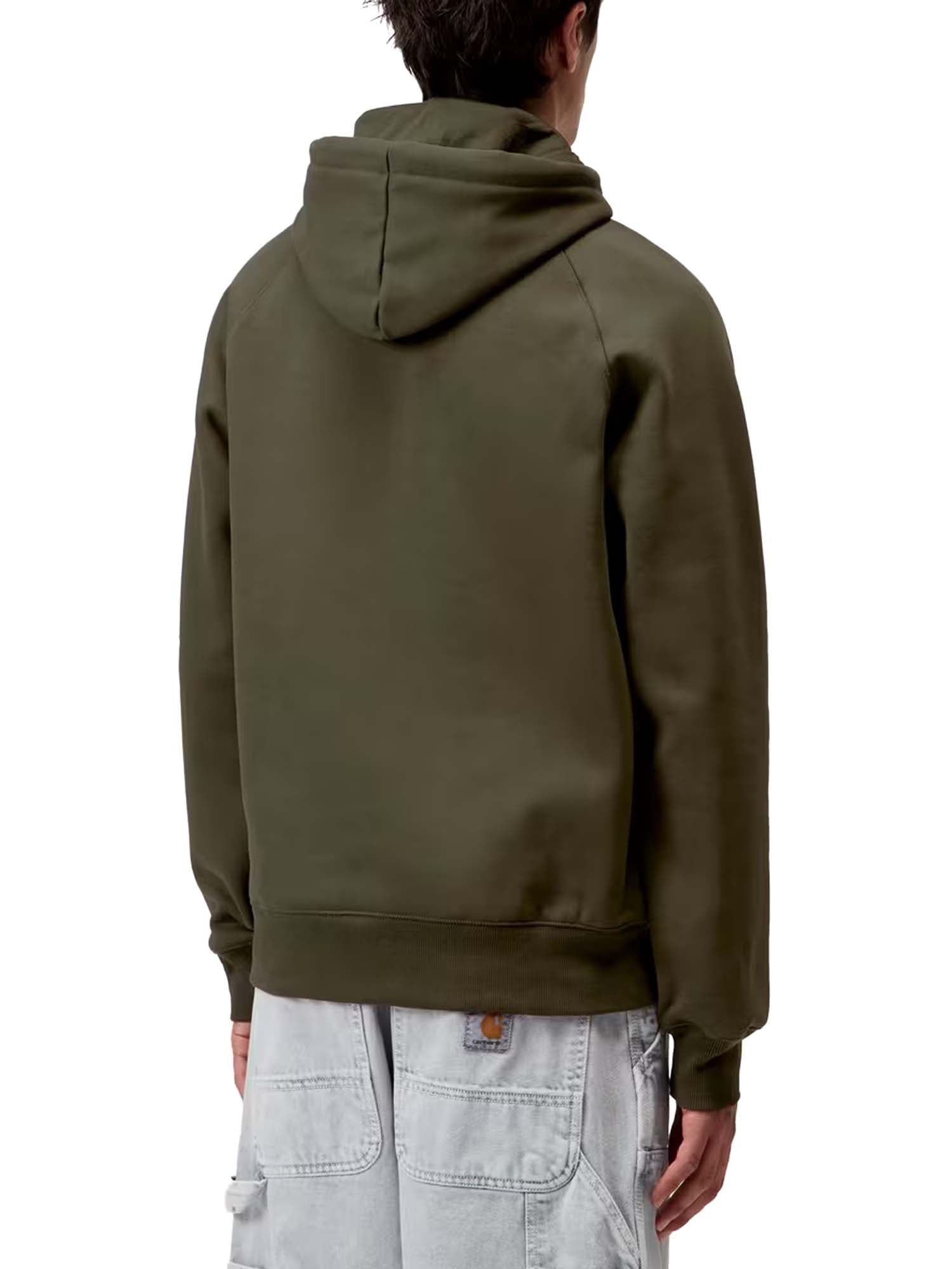 Carhartt Wip Hooded Chase Sweatshirt Verde