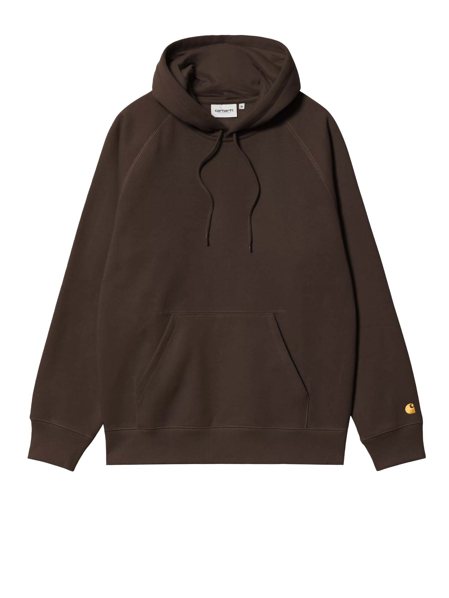 Carhartt Wip Hooded Chase Sweatshirt Marrone