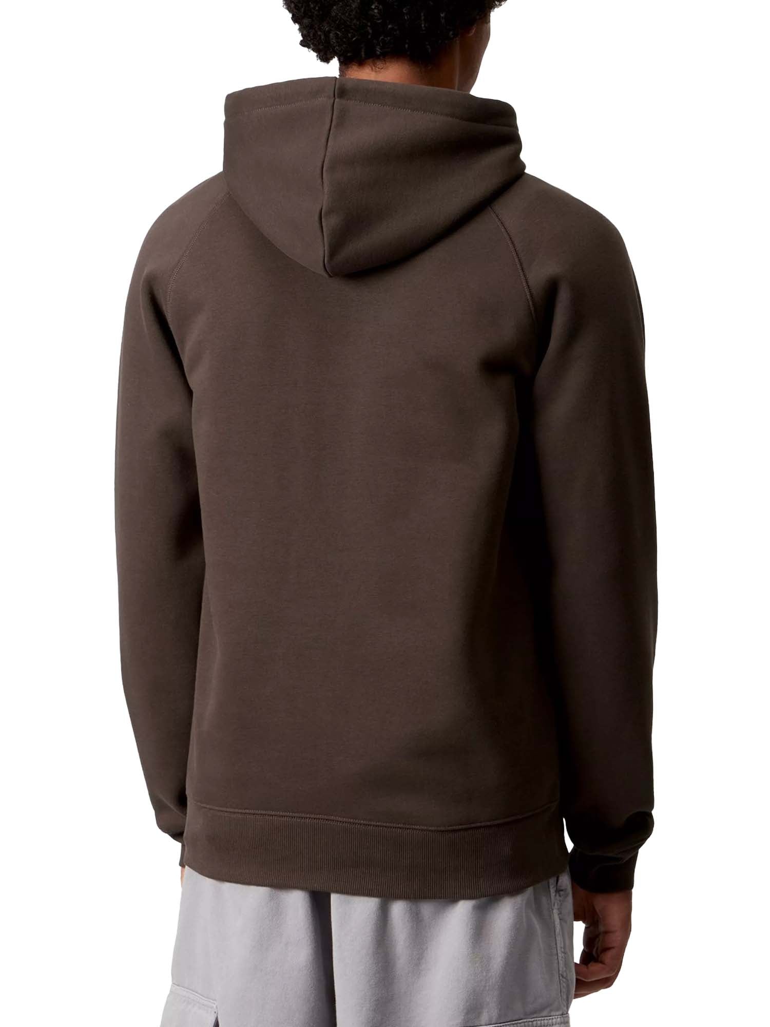 Carhartt Wip Hooded Chase Sweatshirt Marrone