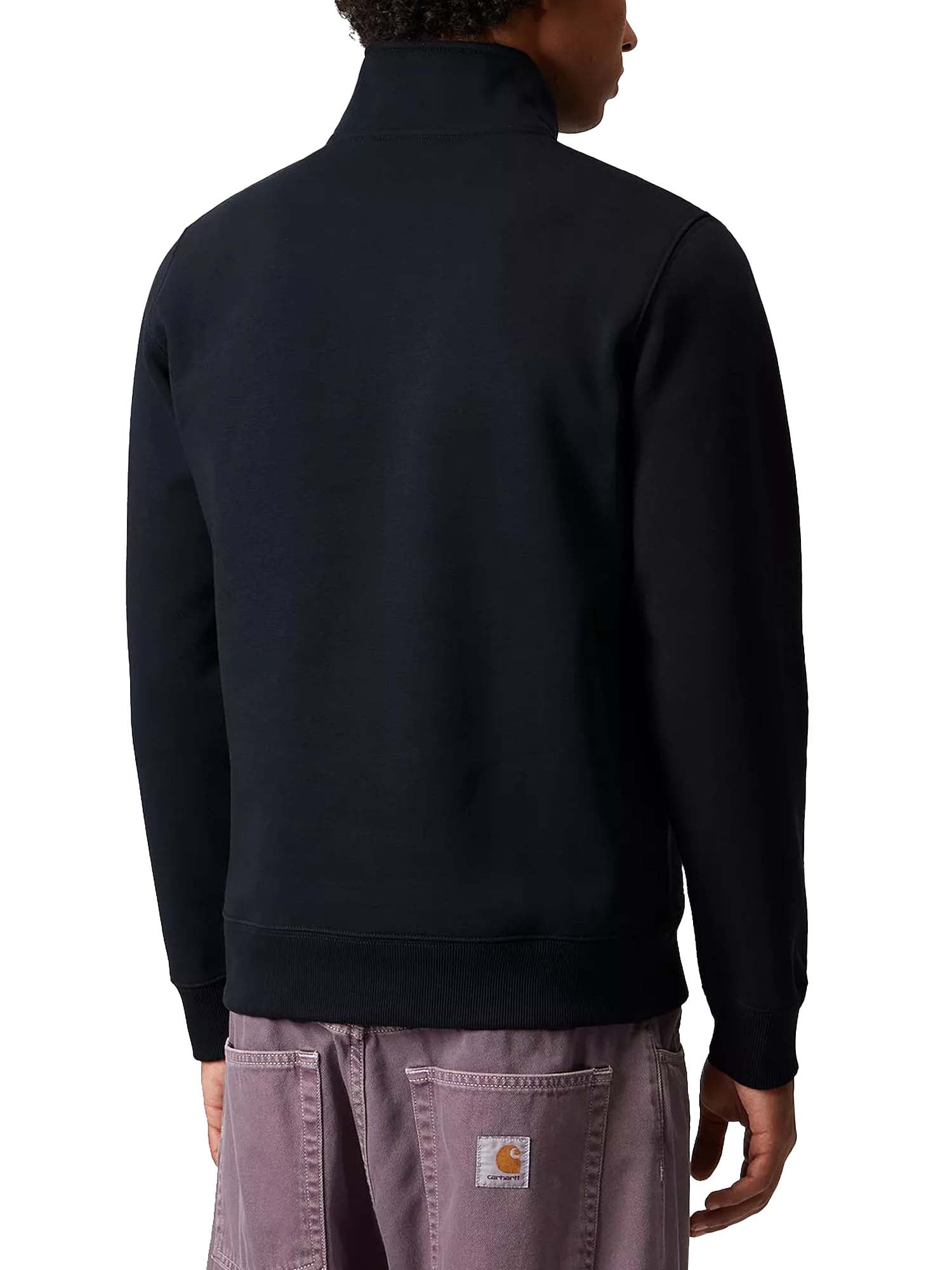 Carhartt Wip Chase Neck Zip Sweatshirt Blu