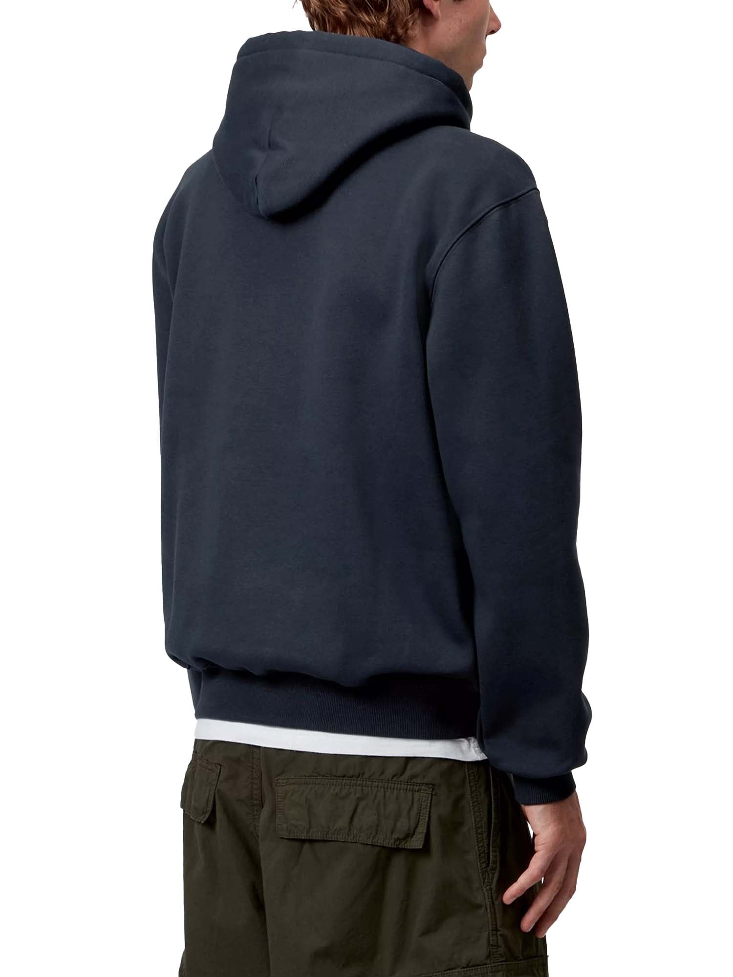 Carhartt Wip Hooded Carhartt Sweatshirt Blu