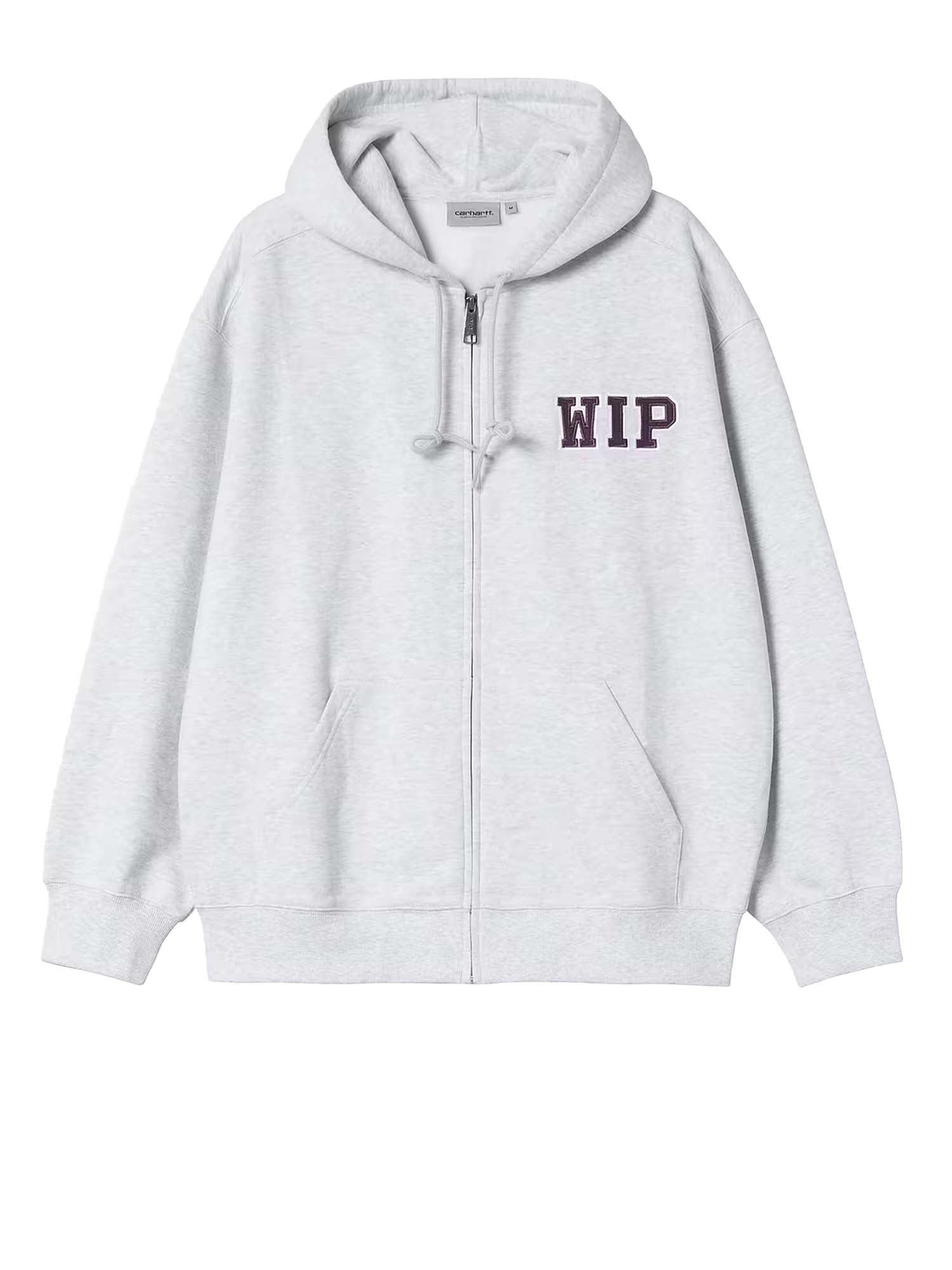 Carhartt Wip Hooded Mini Wip Sweat Jacket Grigio