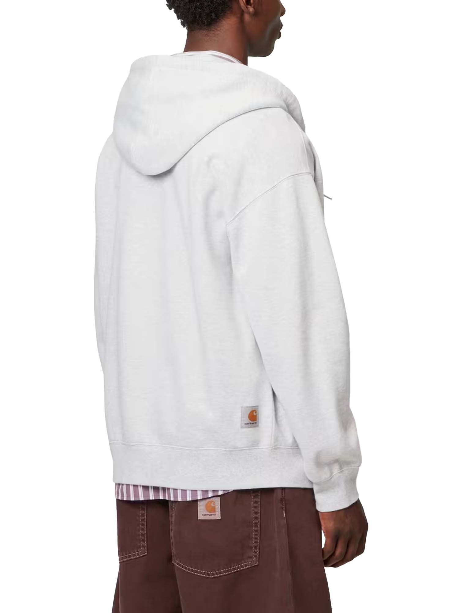 Carhartt Wip Hooded Mini Wip Sweat Jacket Grigio