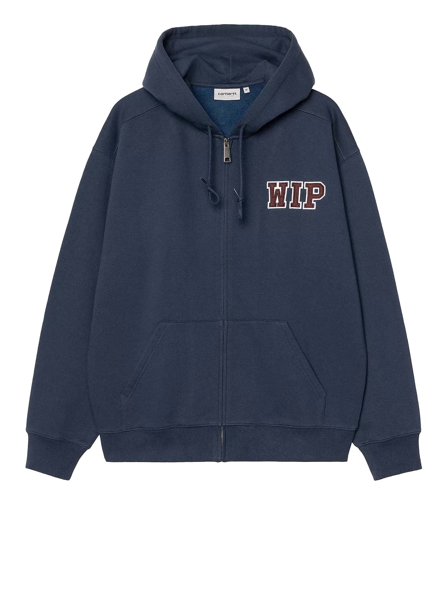 Carhartt Wip Hooded Mini Wip Sweat Jacket Blu
