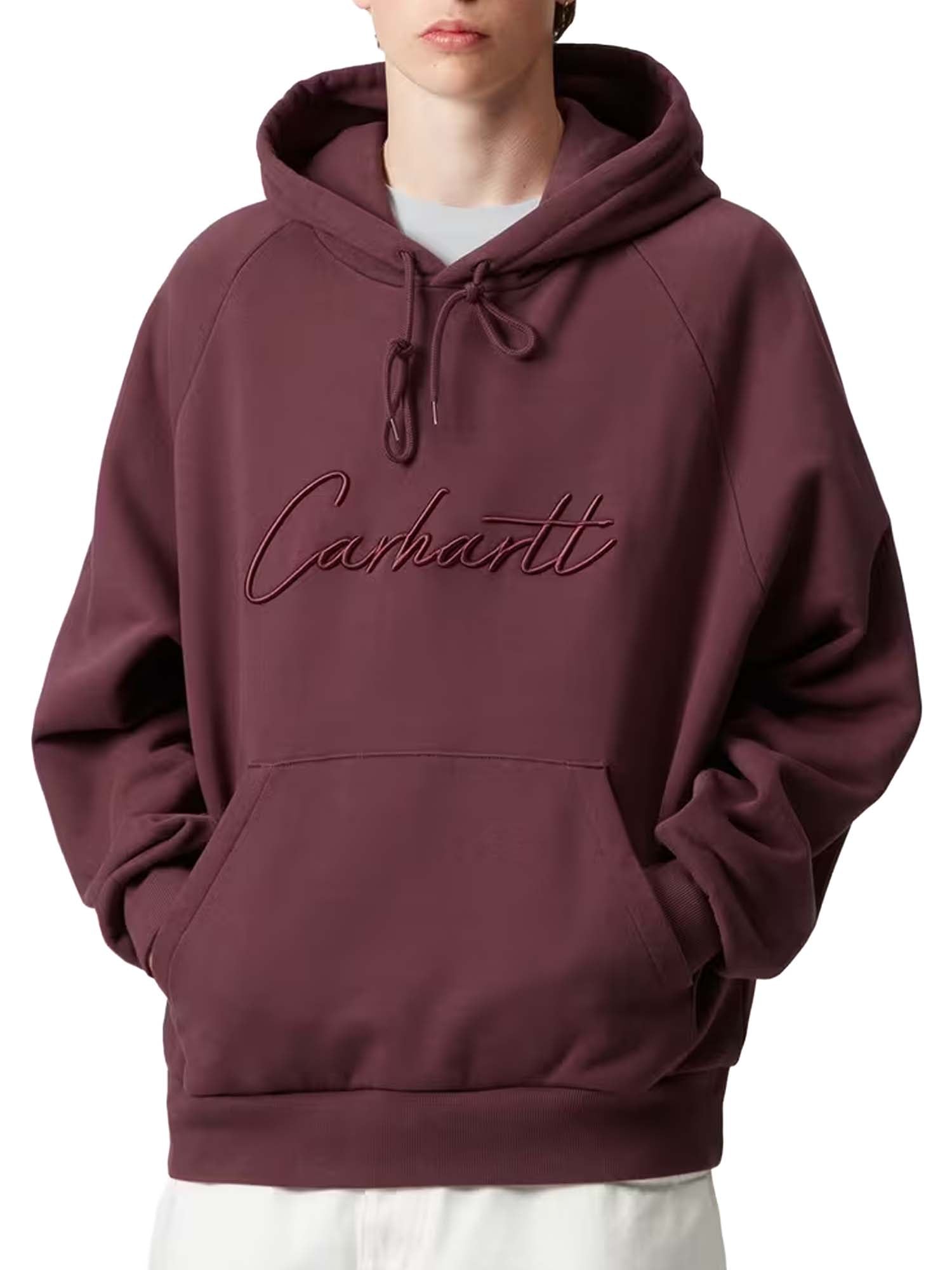 Carhartt Wip Hooded Ray Sweatshirt Bordeaux