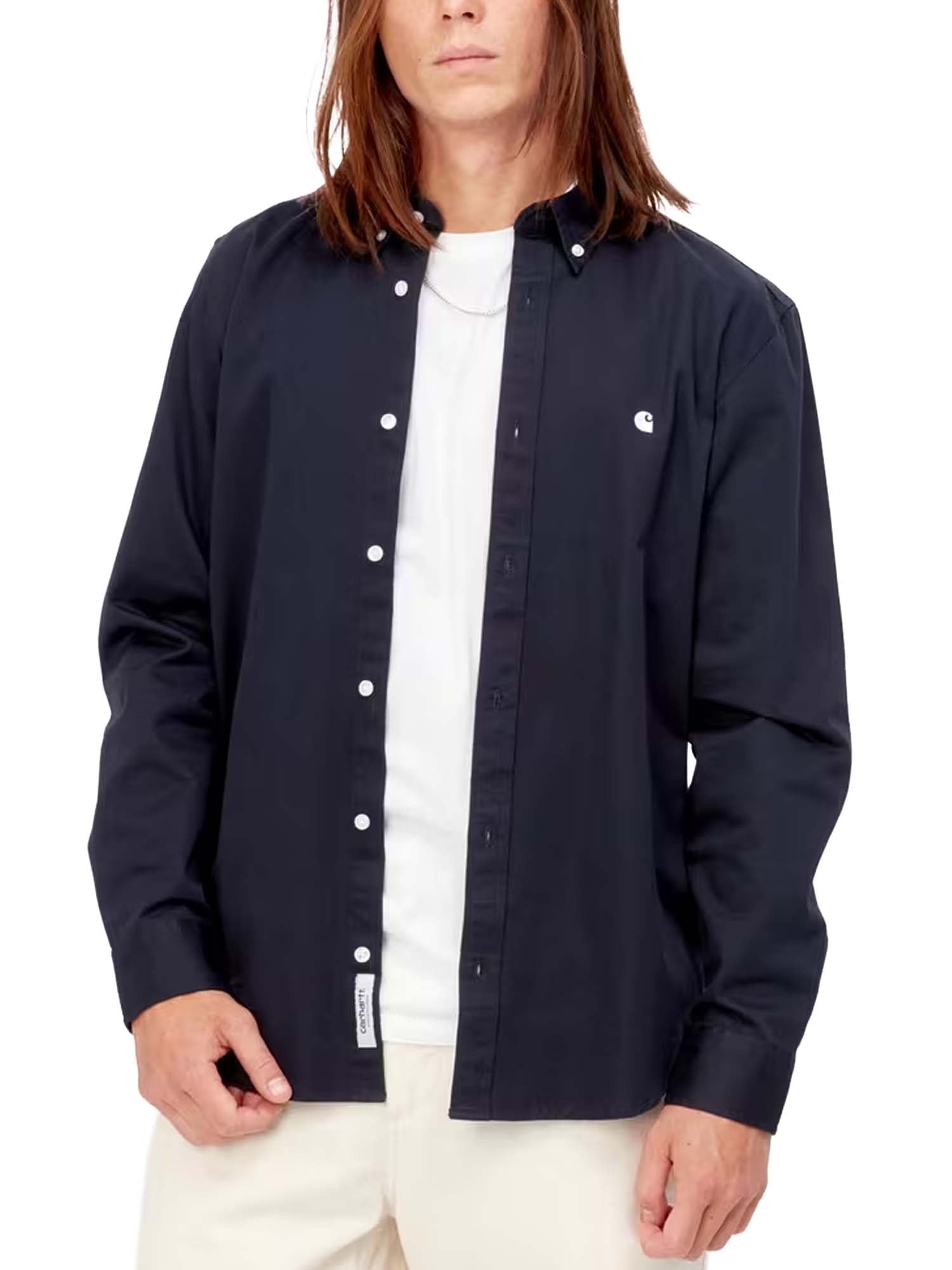 Carhartt Wip L/S Madison Shirt Blu