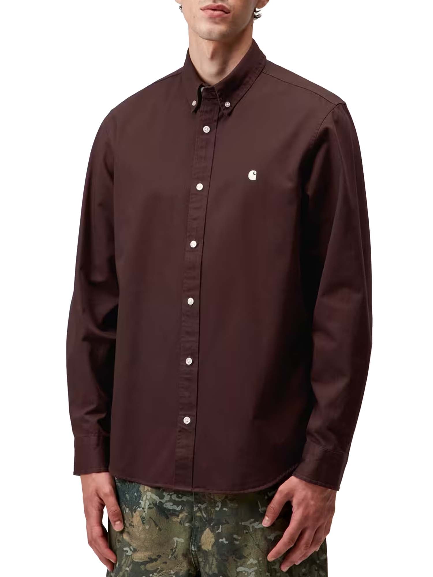 Carhartt Wip L/S Madison Shirt Bordeaux