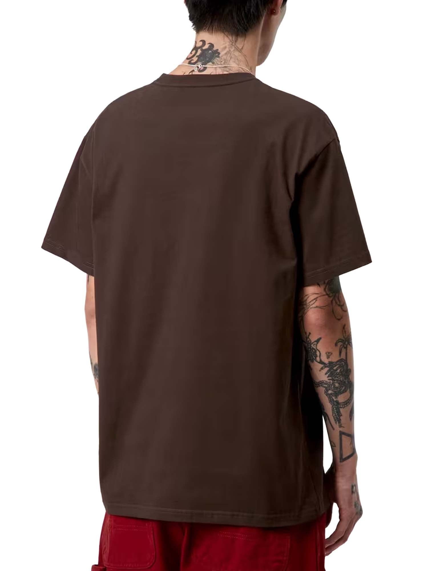 Carhartt Wip S/S Chase T-Shirt Marrone