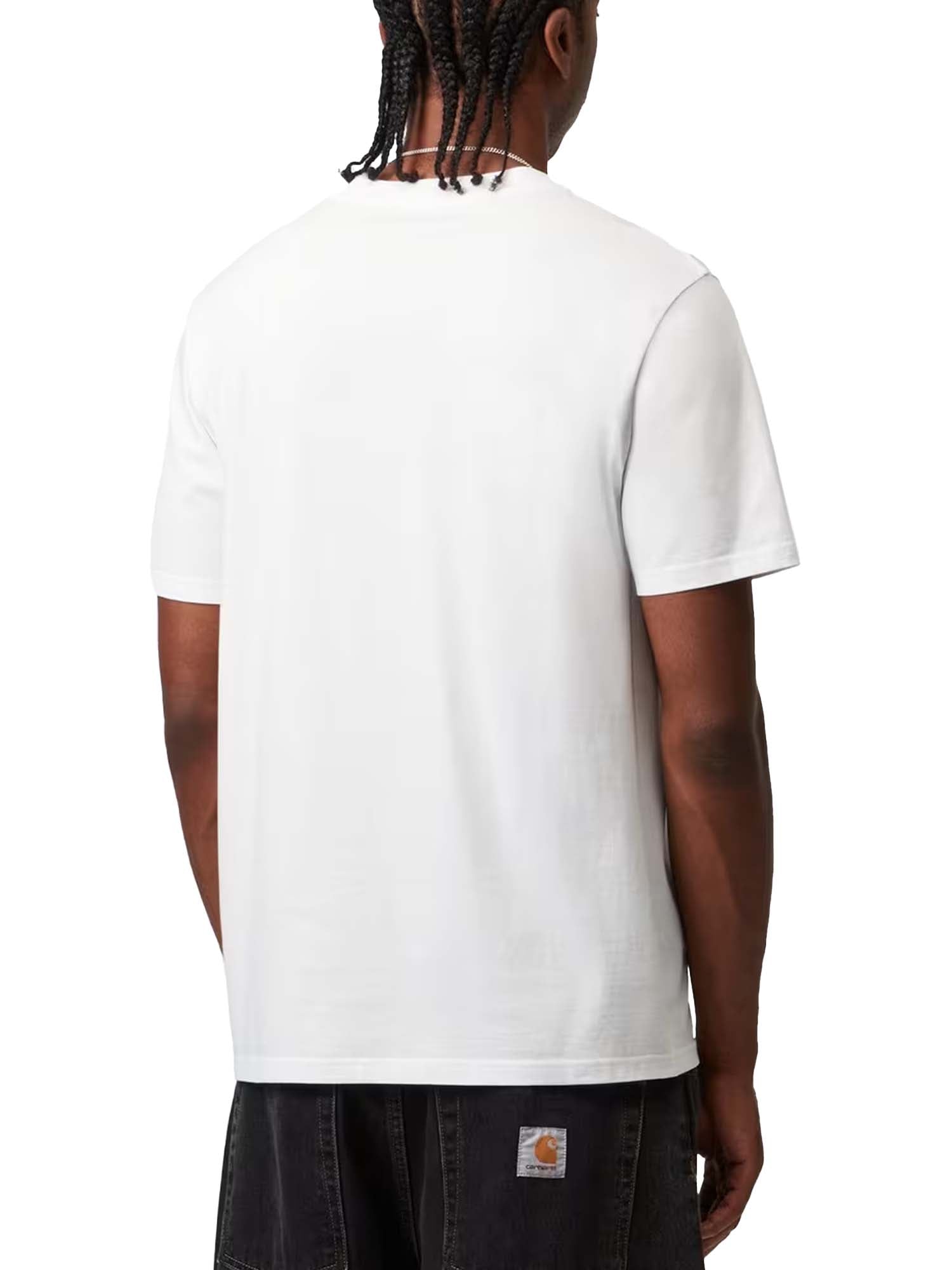 Carhartt Wip S/S Script T-Shirt Bianco