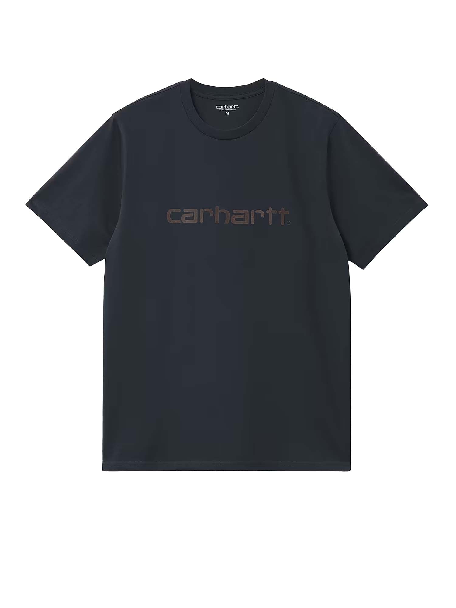 Carhartt Wip S/S Script T-Shirt Blu