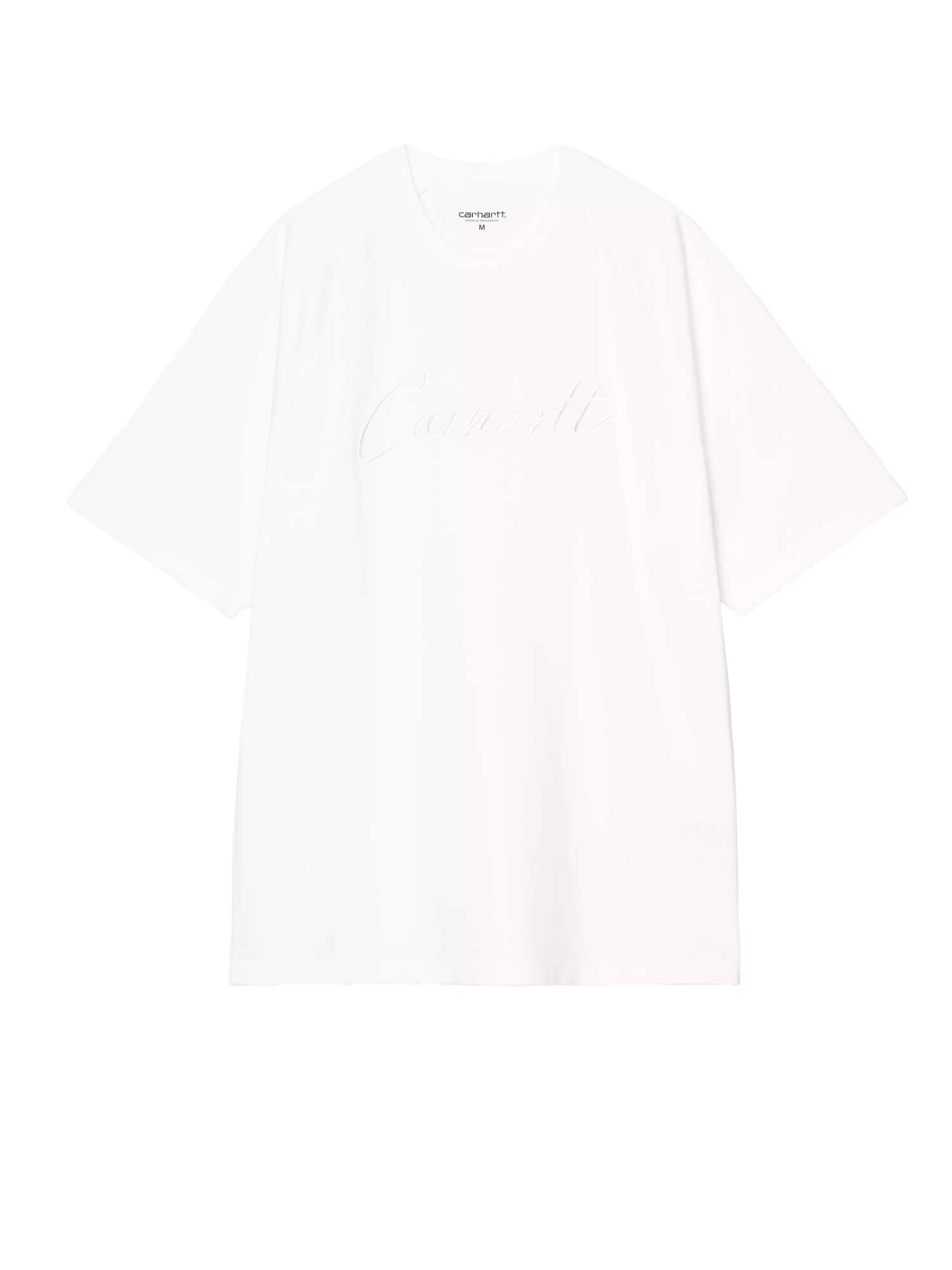 Carhartt Wip S/S Ray T-Shirt Bianco