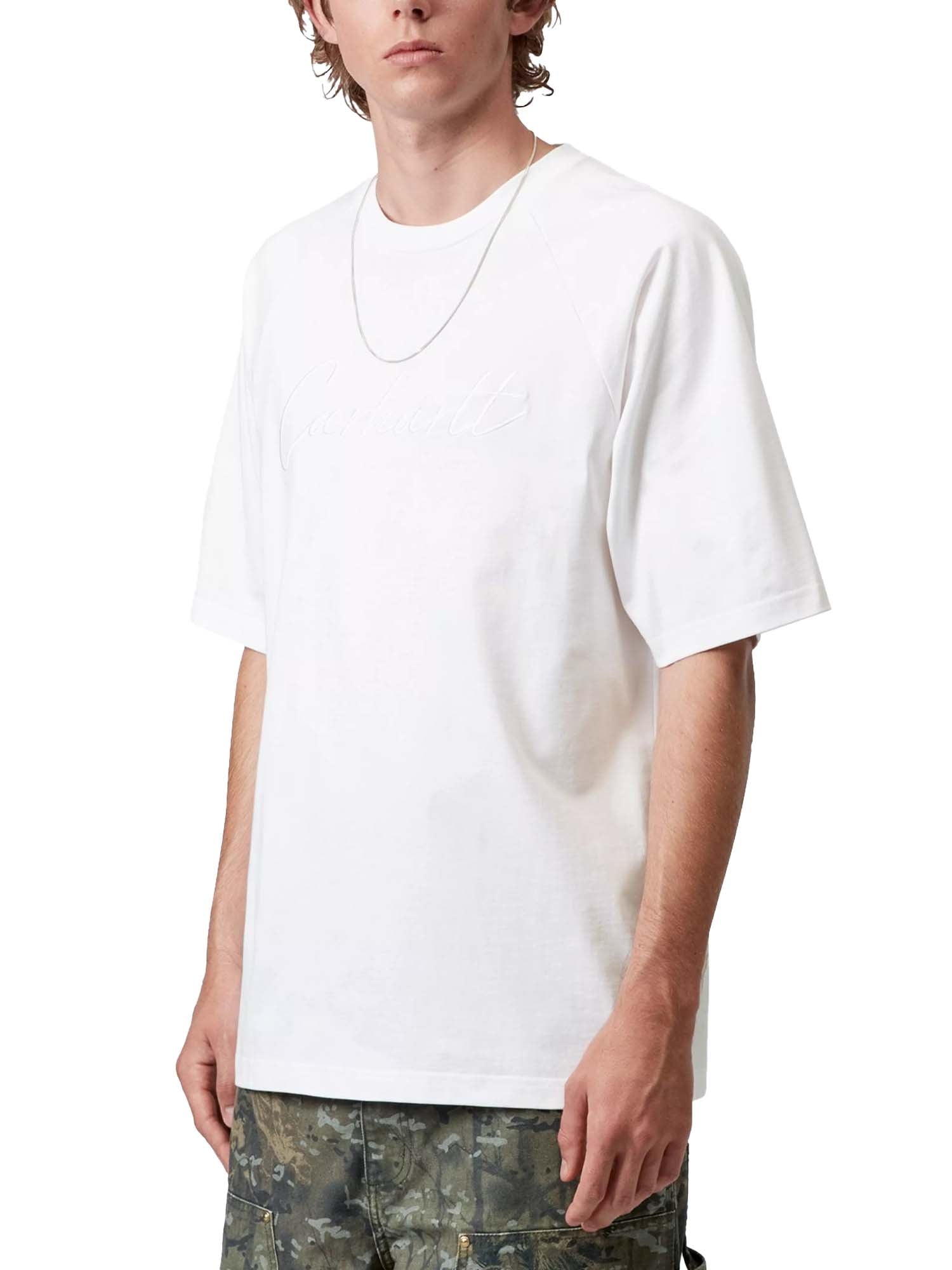Carhartt Wip S/S Ray T-Shirt Bianco