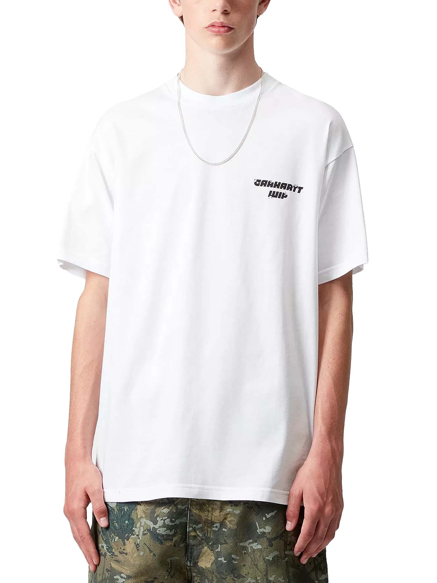 Carhartt Wip S/S Wiptopia T-Shirt Bianco
