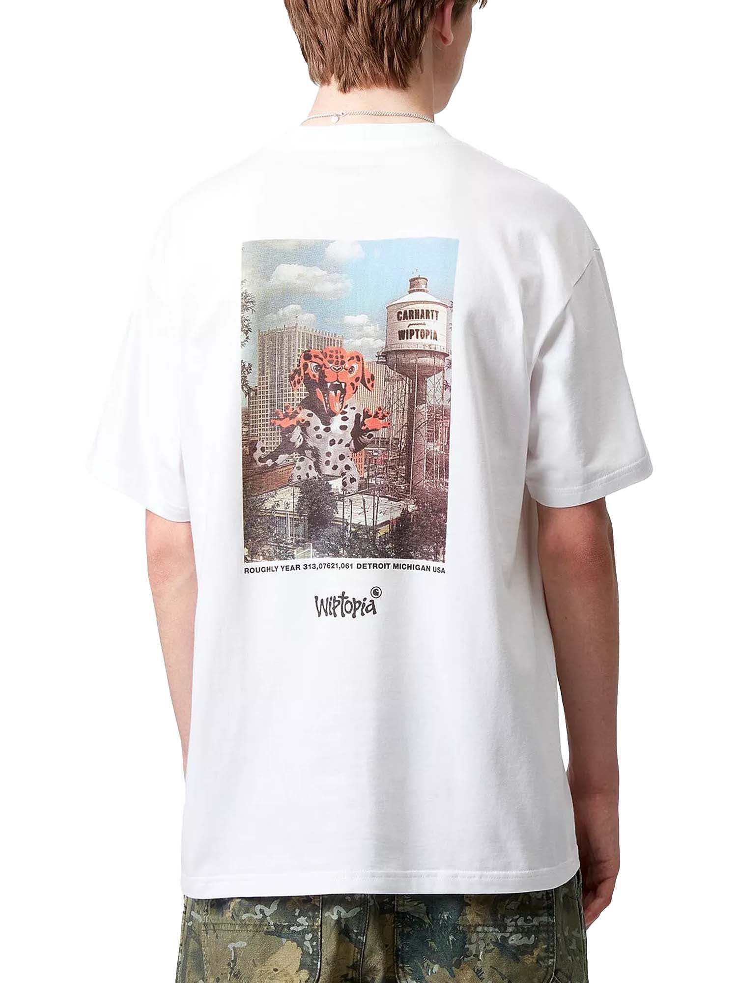 Carhartt Wip S/S Wiptopia T-Shirt Bianco