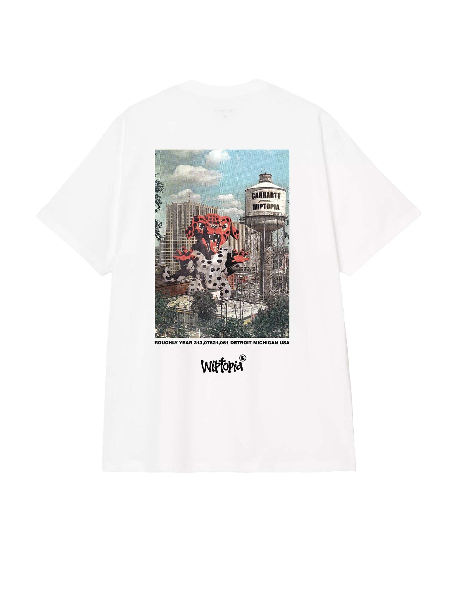 Carhartt Wip S/S Wiptopia T-Shirt Bianco