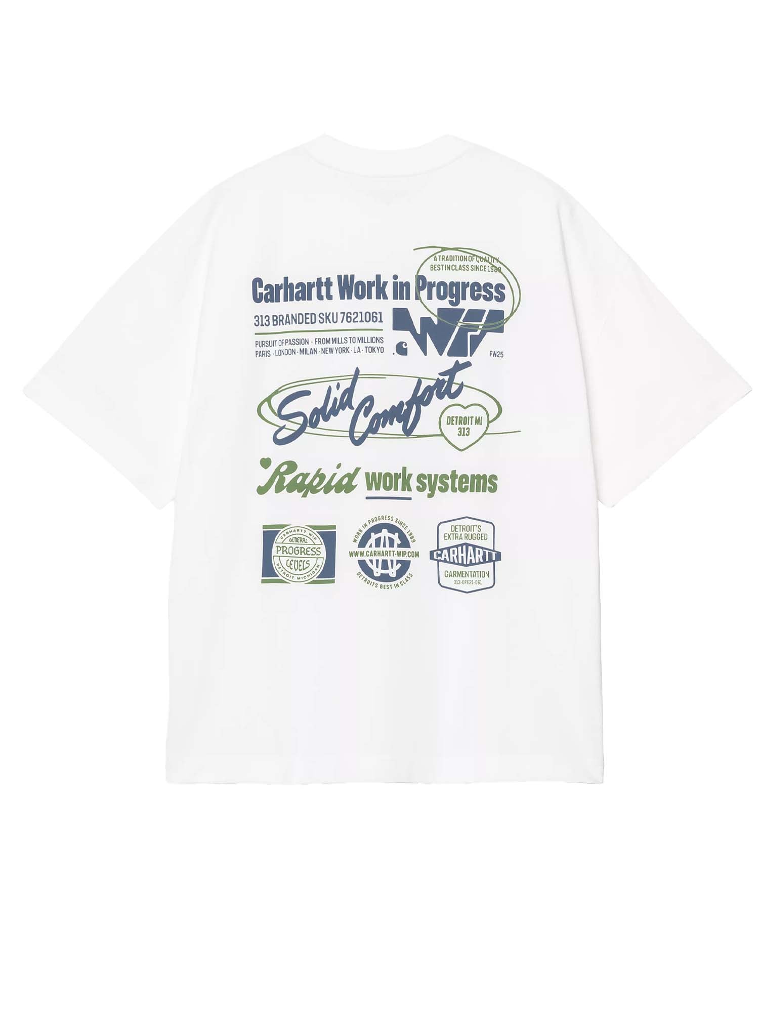Carhartt Wip S/S Networks T-Shirt Bianco