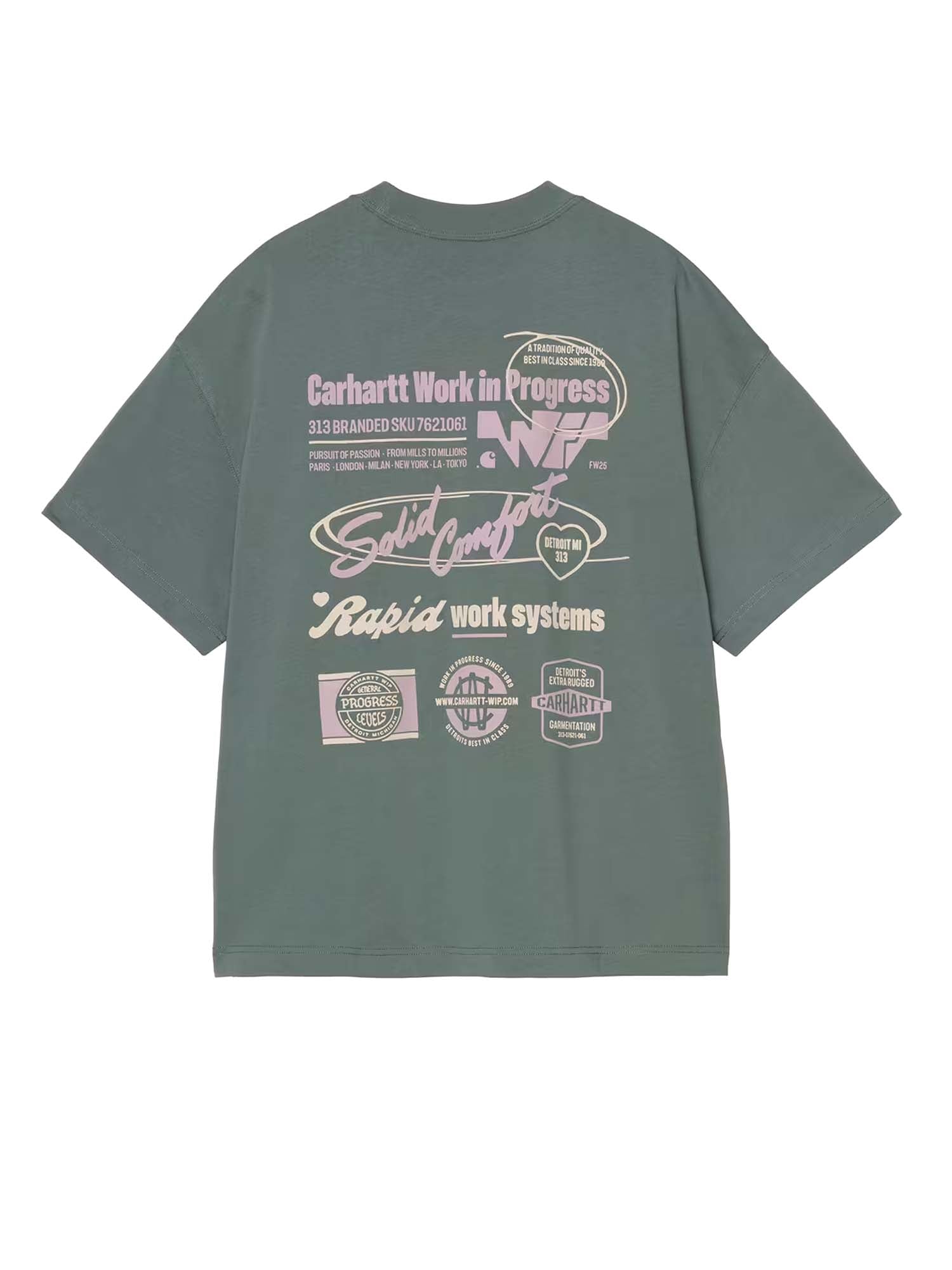 Carhartt Wip S/S Networks T-Shirt Verde