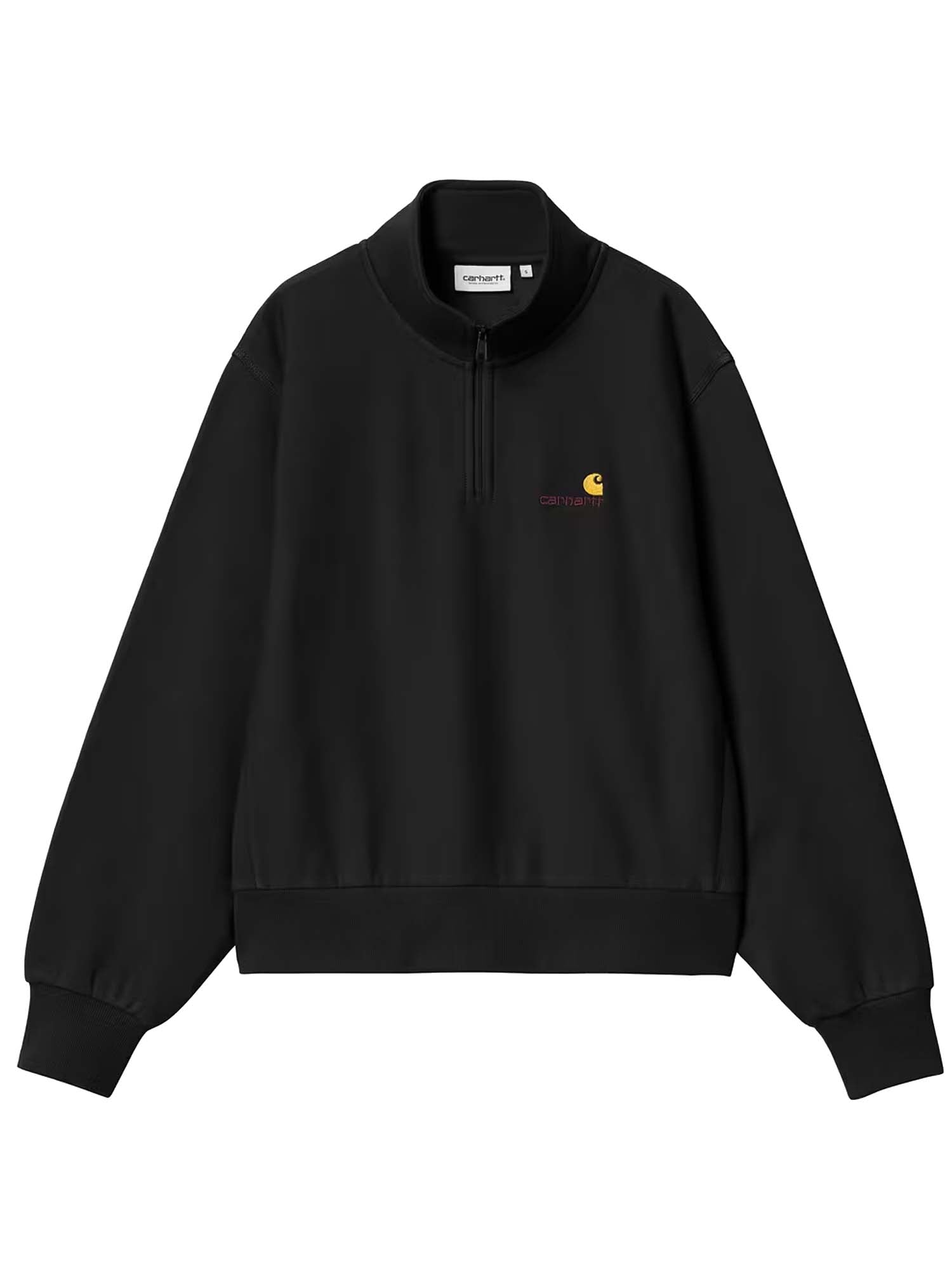 W' American Script High Neck Sweatshirt