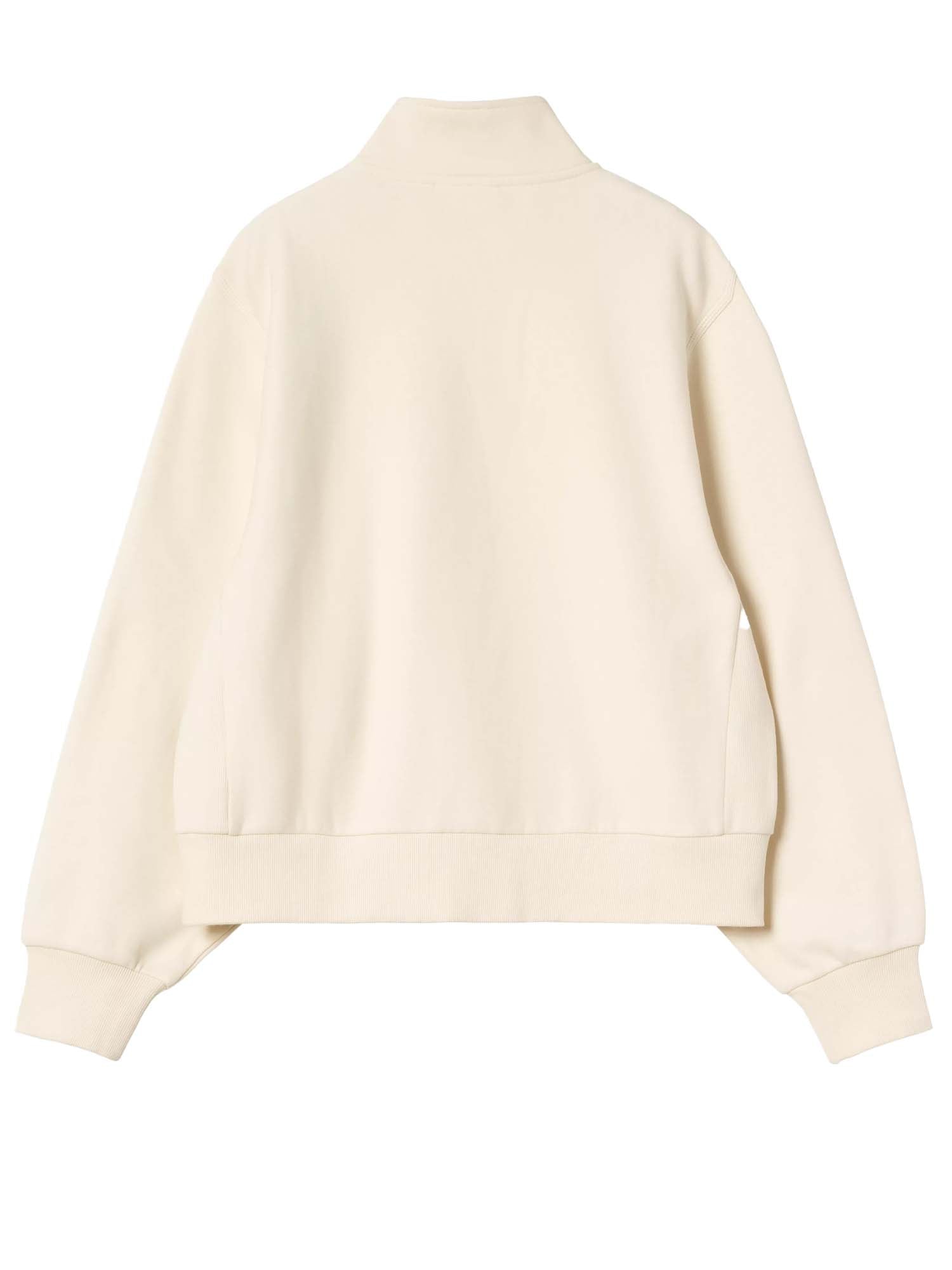 Carhartt Wip W' American Script High Neck Sweatshirt Bianco