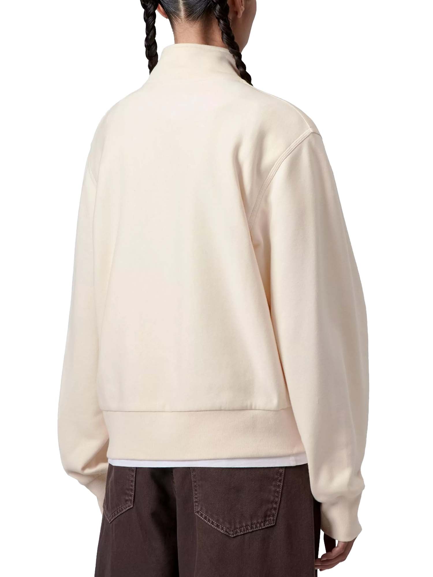 Carhartt Wip W' American Script High Neck Sweatshirt Bianco