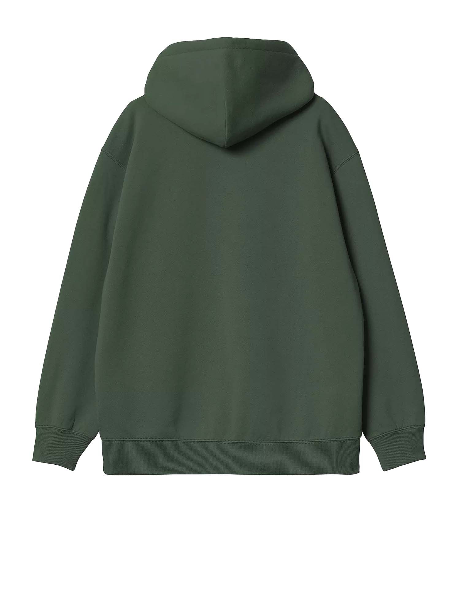 Carhartt Wip W' Hooded Carhartt Sweatshirt Verde