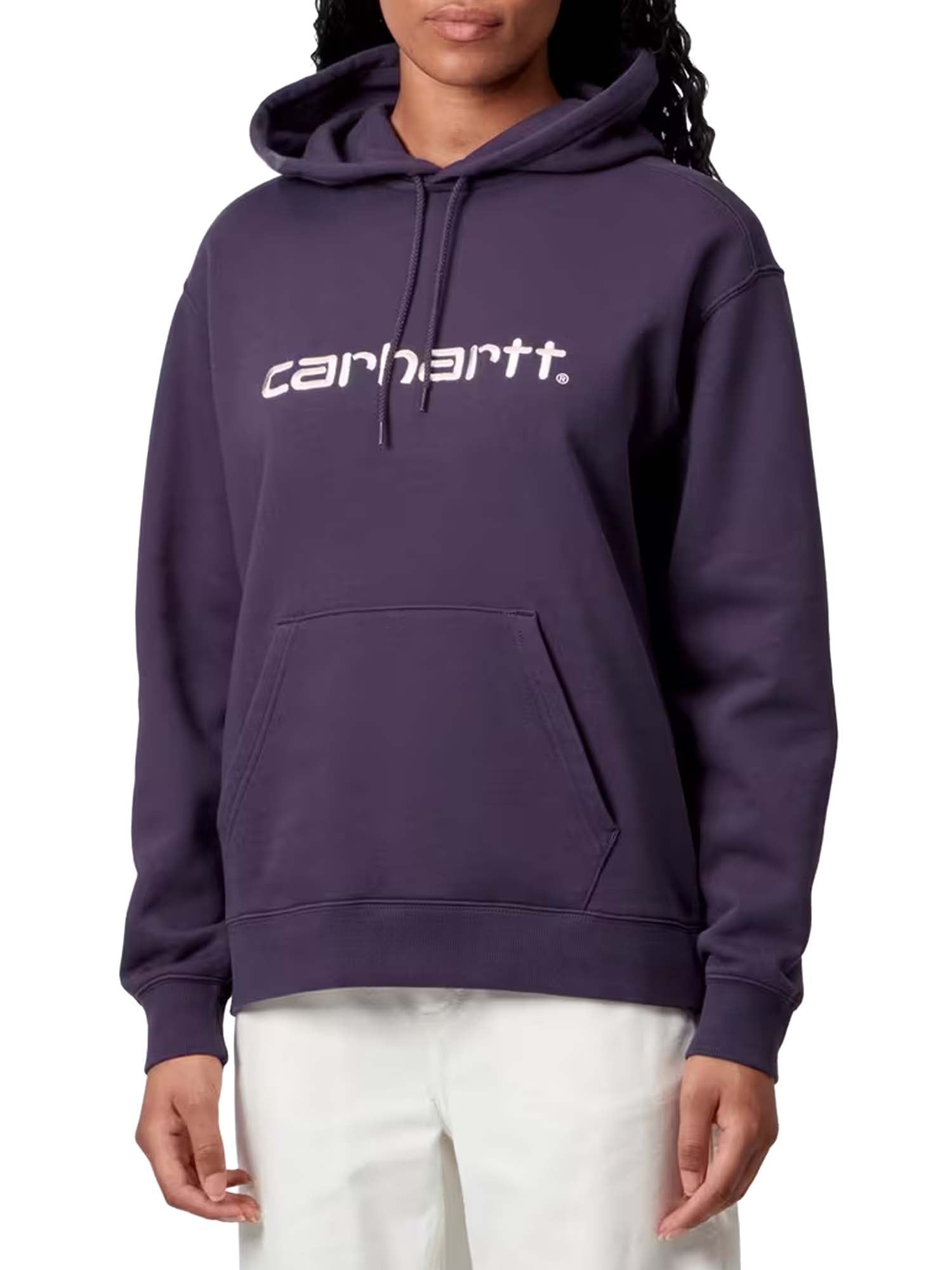 Carhartt Wip W' Hooded Carhartt Sweatshirt Viola