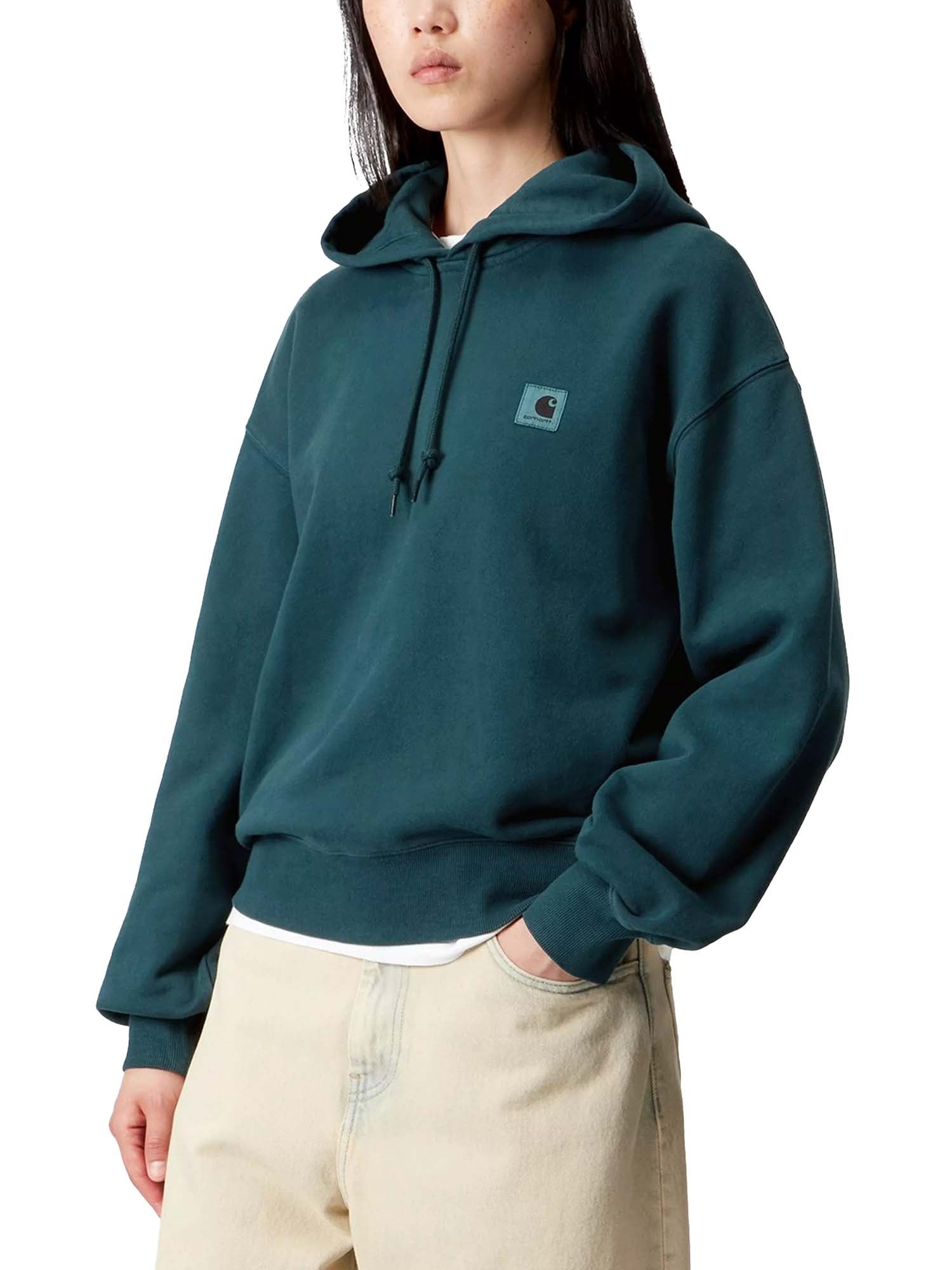Carhartt Wip W' Hooded Nelson Sweatshirt Blu