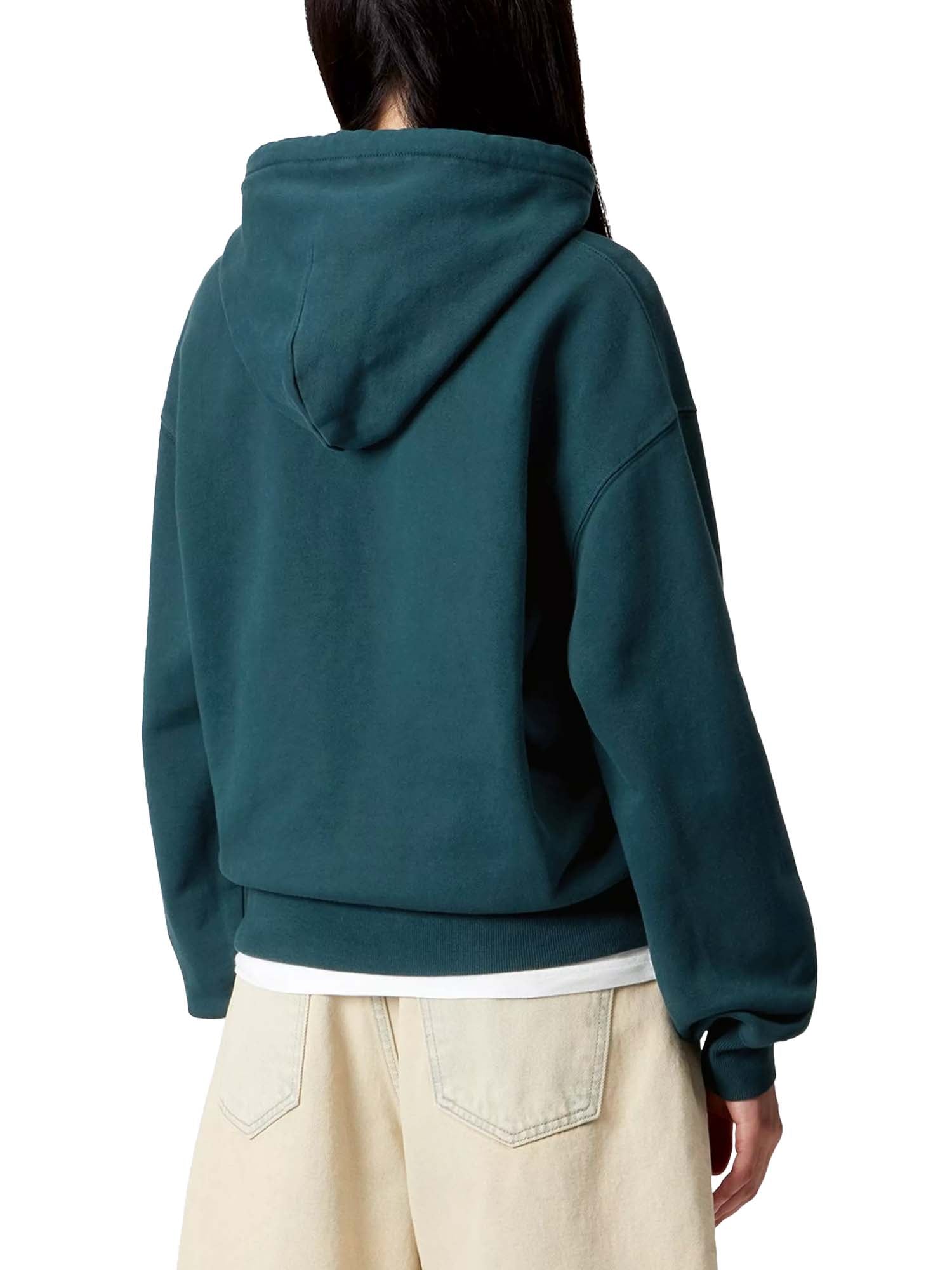 Carhartt Wip W' Hooded Nelson Sweatshirt Blu