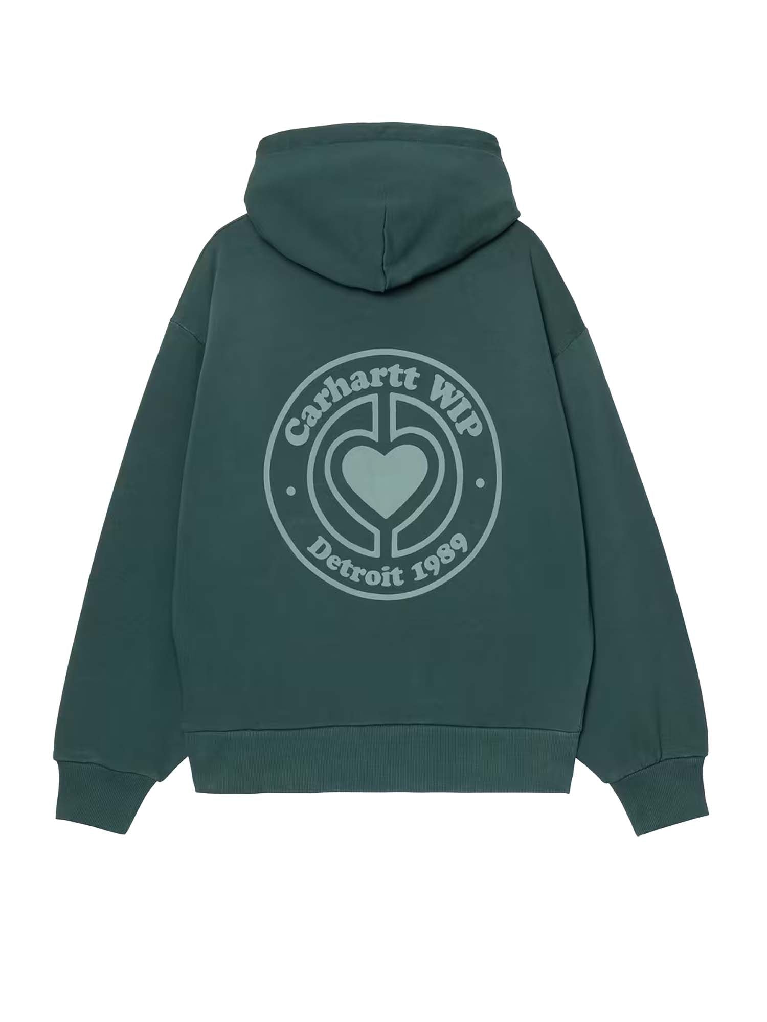 Carhartt Wip W' Hooded Modality Sweatshirt Rosso