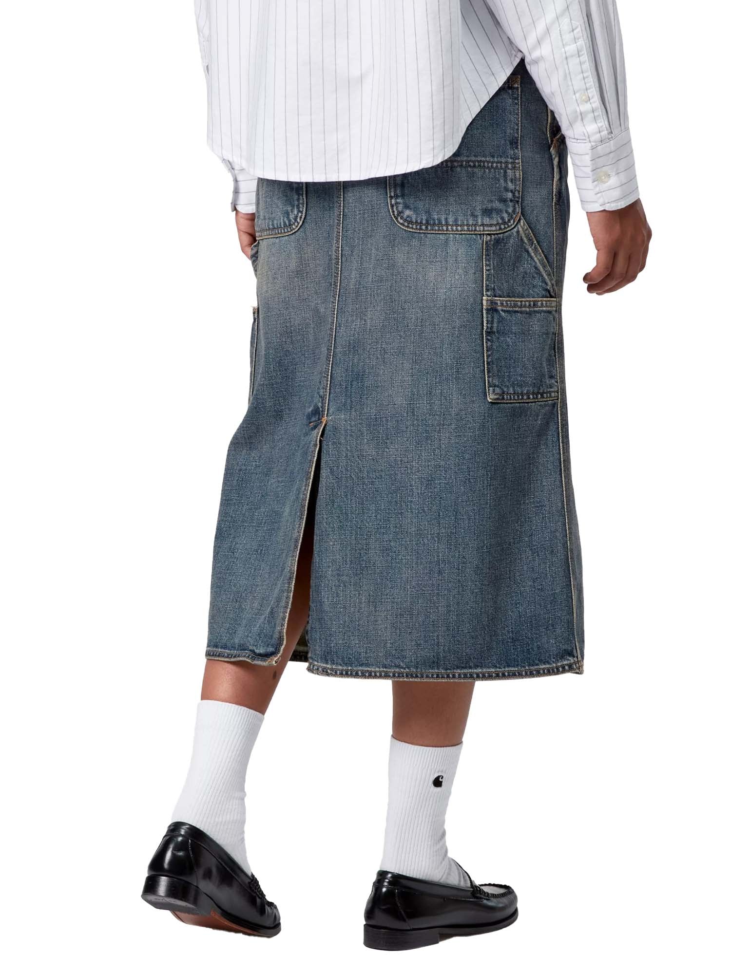 Carhartt Wip W' Single Knee Skirt Blu