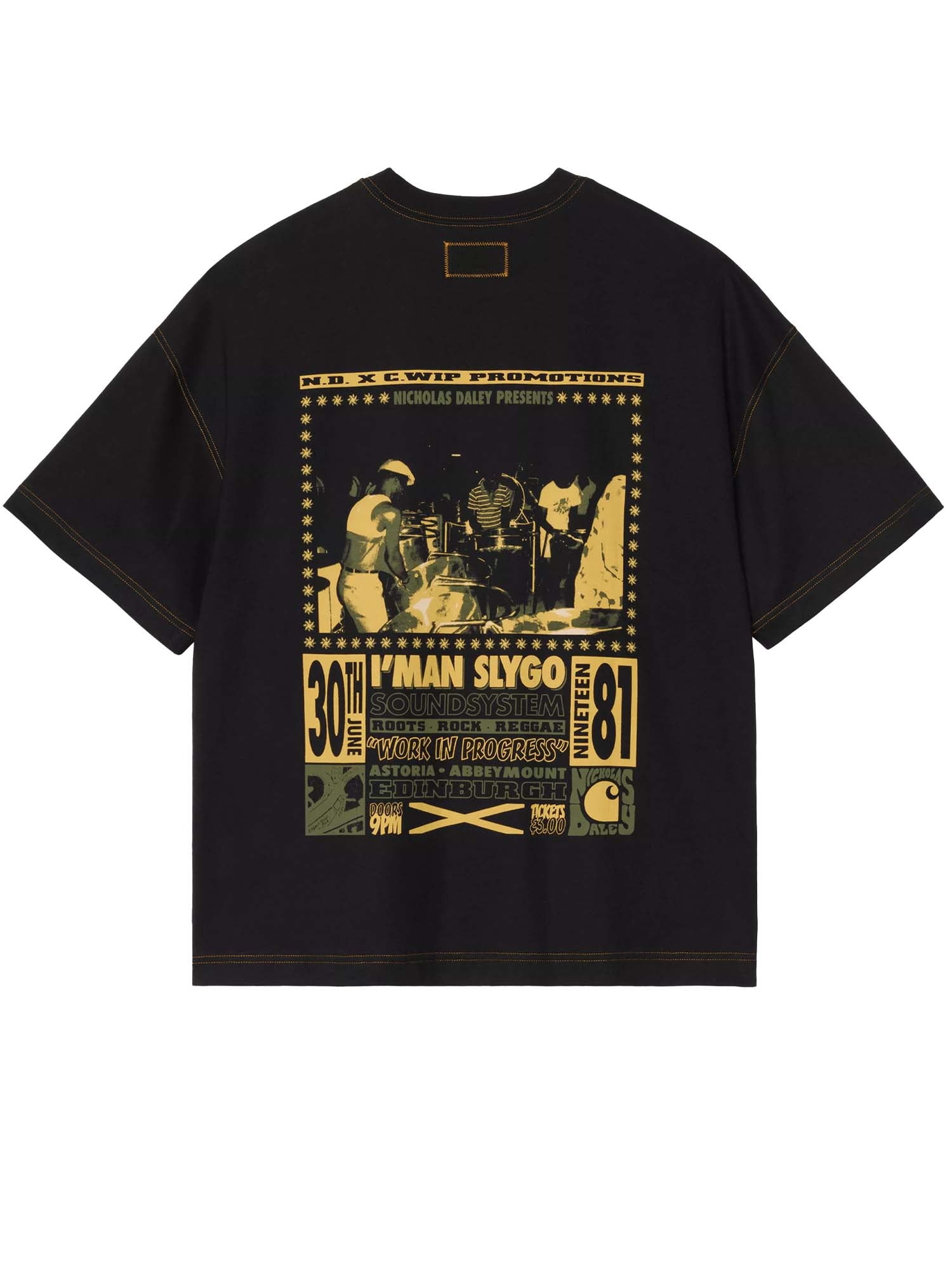 Carhartt Wip Carhartt WIP x Nicholas Daley Poster T-Shirt Nero