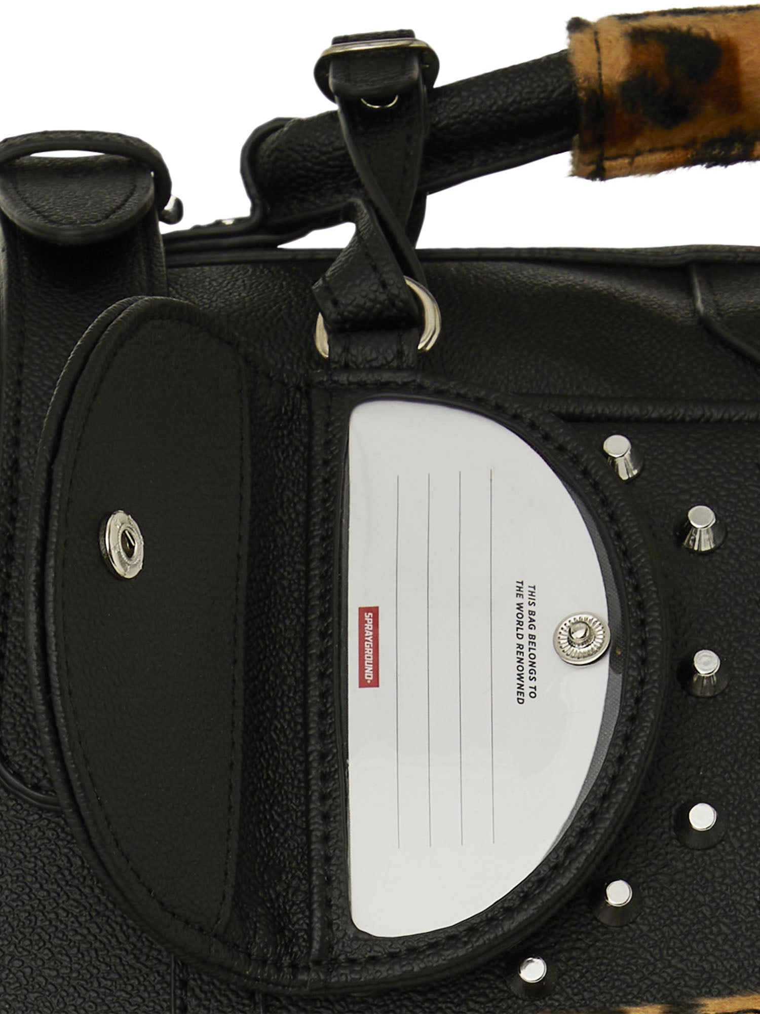 Sprayground Cheetah Punk Handled Carry on Convertible Backpack Multicolore