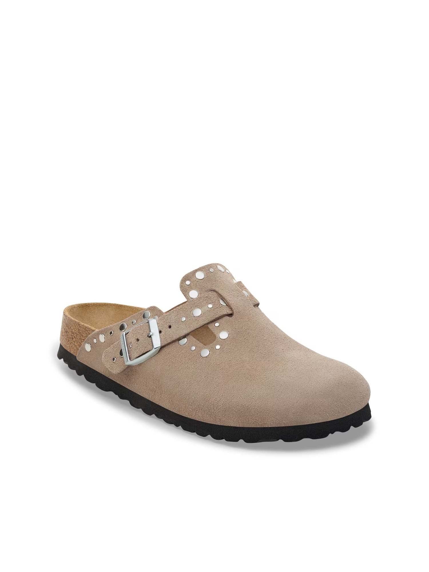 Birkenstock Boston Rivets (Pelle scamosciata) Marrone